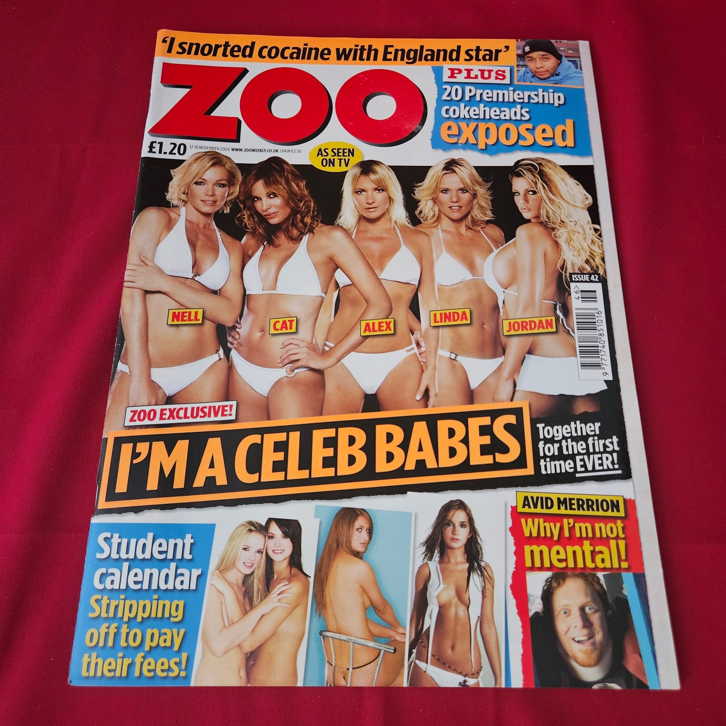 Zoo Magazine 12-18 November 2004 (1415) Nell Cat Alex Linda Jordan