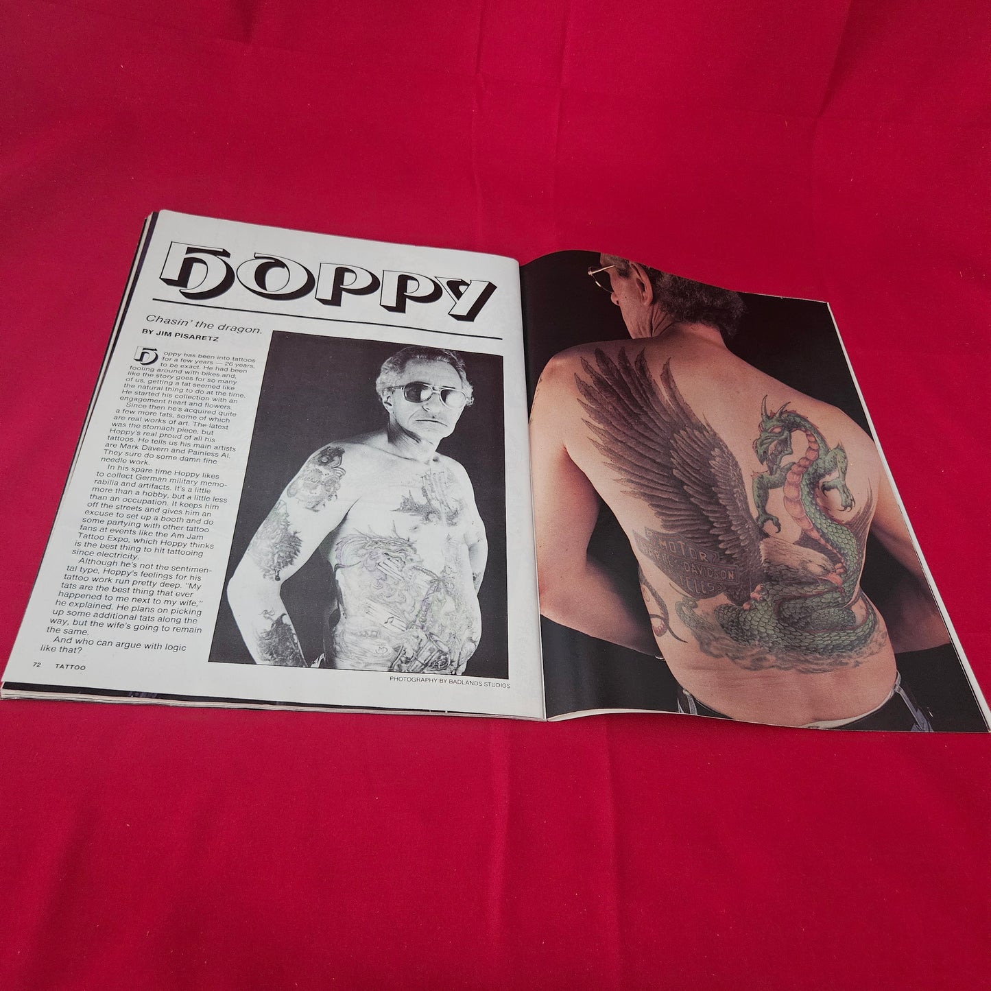 Easyriders Tattoo Magazine Fall 1989 No 15 (1416) Harley Davidson Dragon Eagle Skin Art