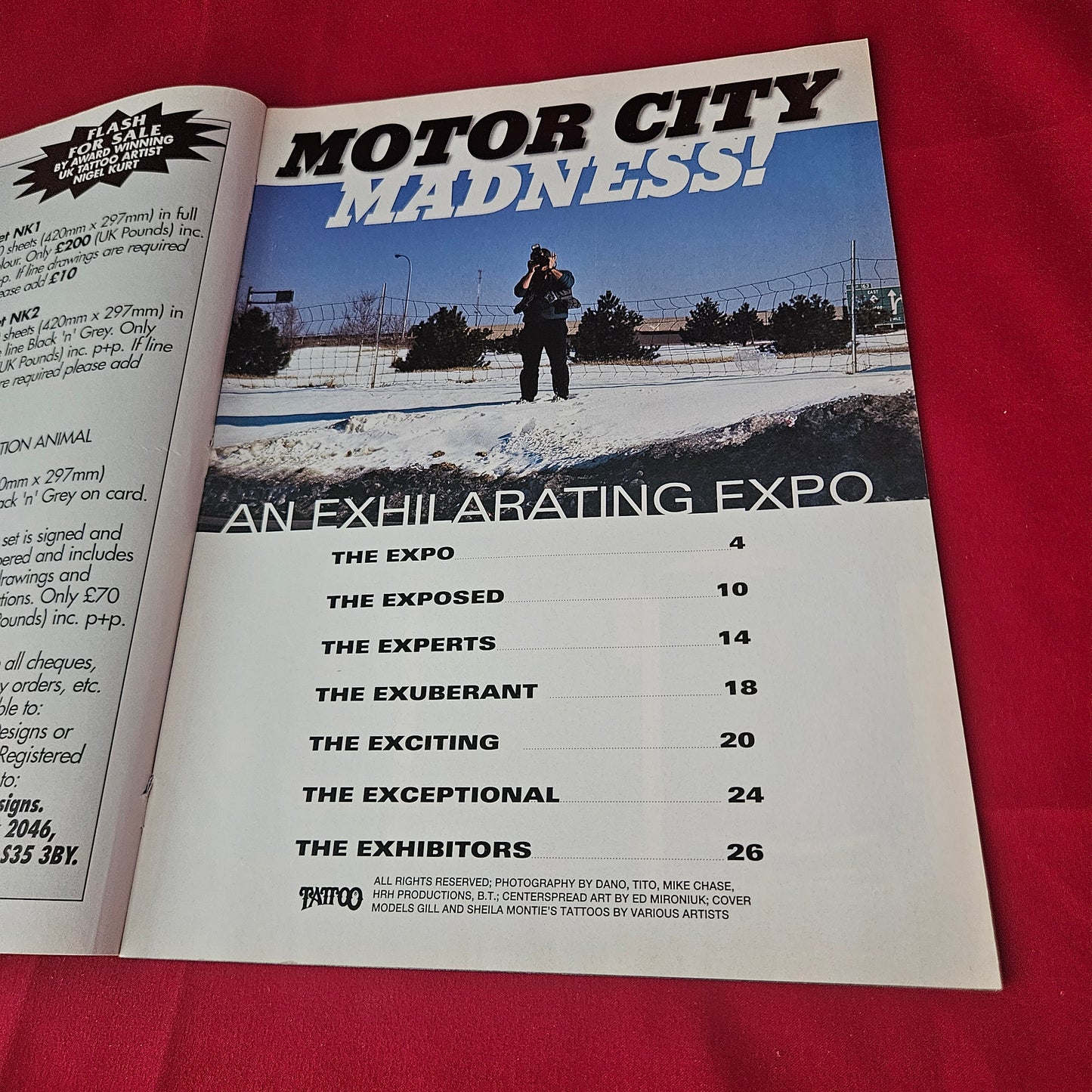 Tattoo Magazine Supplement Detroit 99 Motor City Tattoo Expo (1416) Tattoo Artwork Flash Art