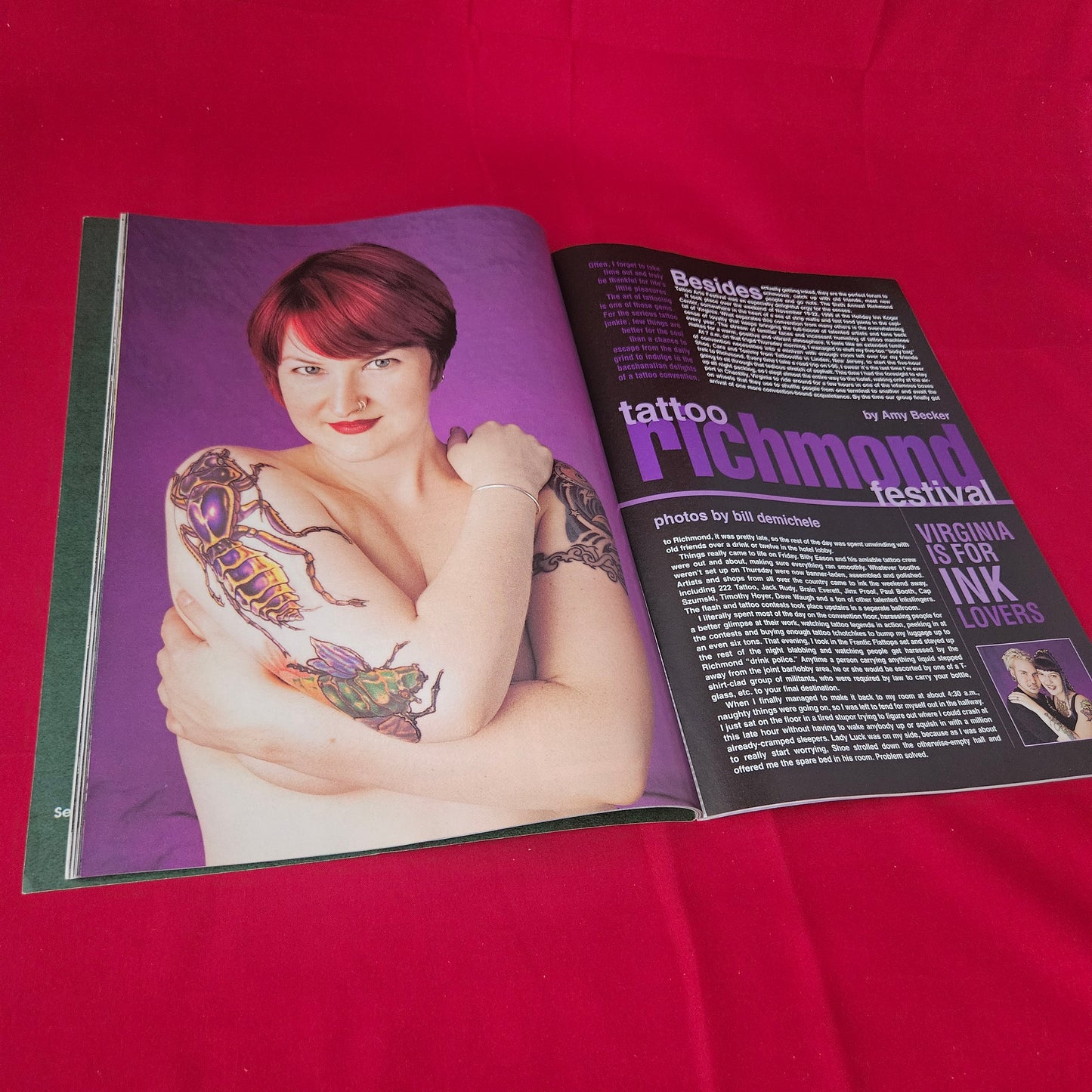 International Tattoo Art May 1999 (1416) Dragon Backpiece Egyptian Tattooing Maritime Pagan Artwork