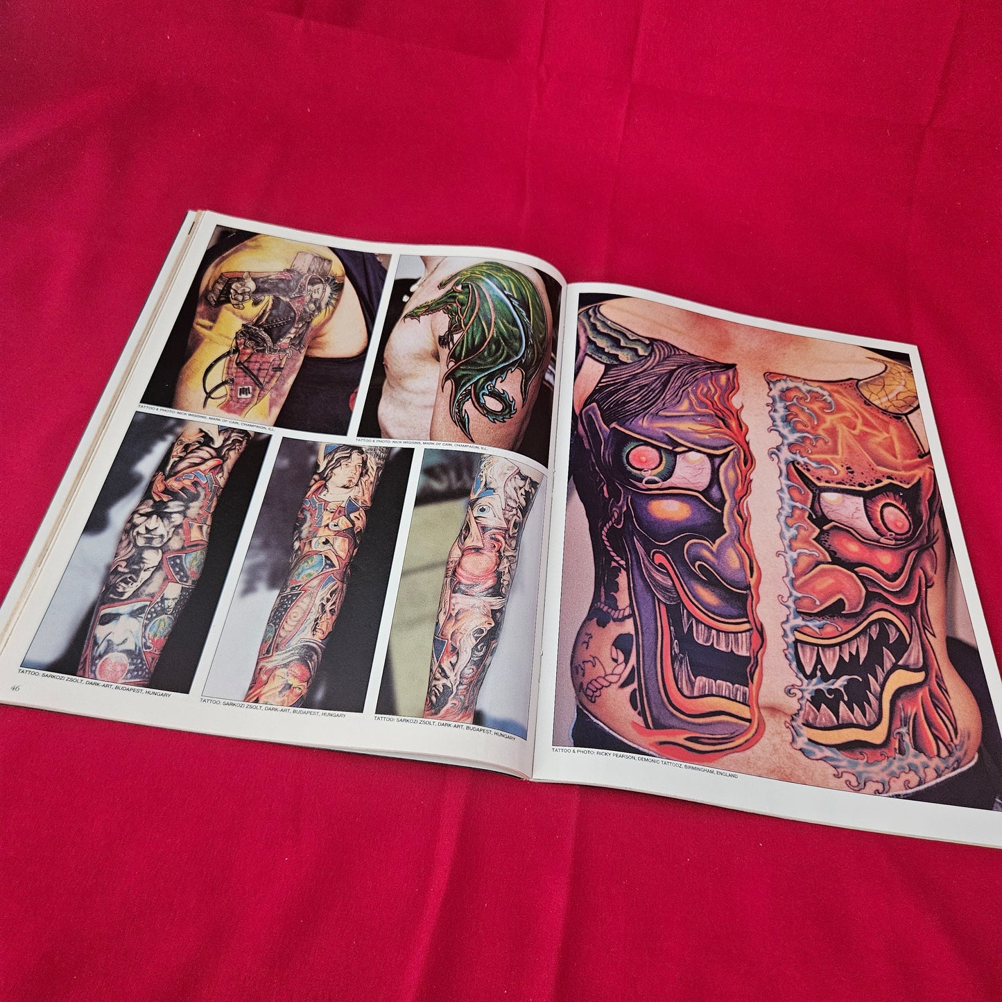 Tattoo Magazine April 1999 Issue 116 (1416) Rock Roll Ink Memphis Mania Street-Wise France Dragon Mask Tattoo Art