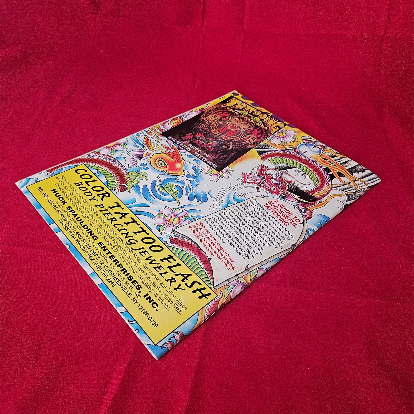 Tattoo Magazine April 1999 Issue 116 (1416) Rock Roll Ink Memphis Mania Street-Wise France Dragon Mask Tattoo Art