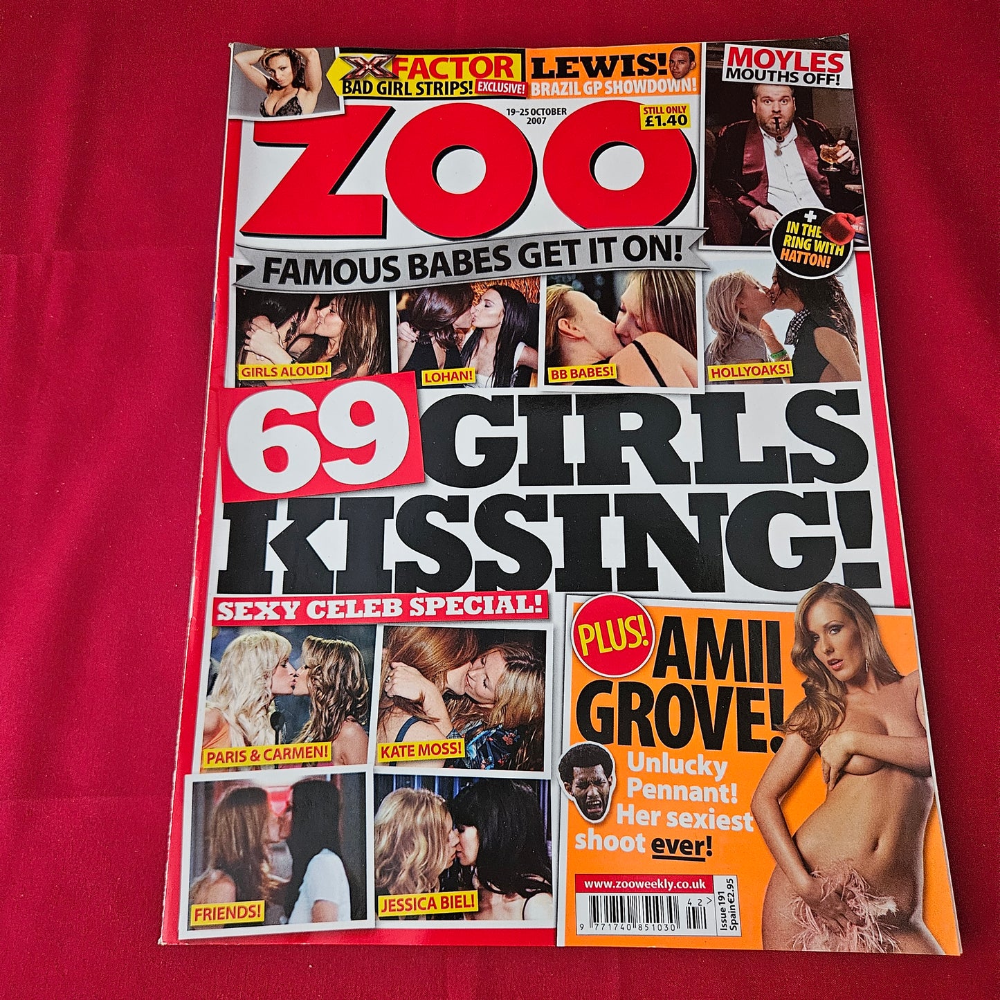 Zoo Magazine 19-25 October 2007 (1417) Amii Grove Jessica Biel Kate Moss Cheryl Cole Kimberley Walsh