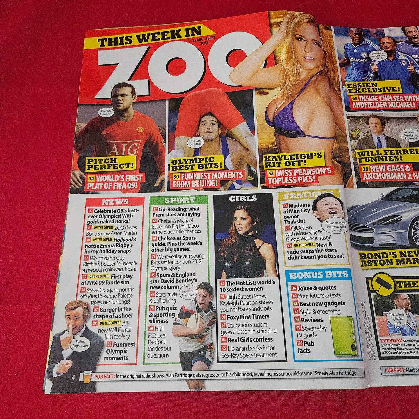 Zoo Magazine 29 August-4 September 2008 (1417) Danielle Lloyd Rebecca Loos Abbey Clancy Sienna Miller Lily Allen