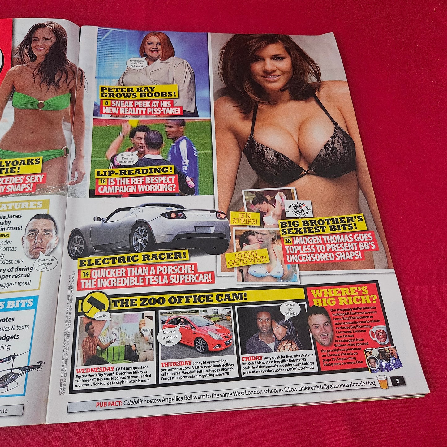 Zoo Magazine 5-11 September 2008 (1417) Imogen Thomas Emma Frain Danielle Lloyd Jennifer Metcalfe