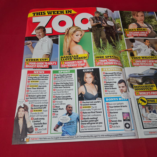 Zoo Magazine 19-25 September 2008 (1417) POSTER Danielle Lloyd Cheryl Cole Jodie Jen Jessica Jane Clement