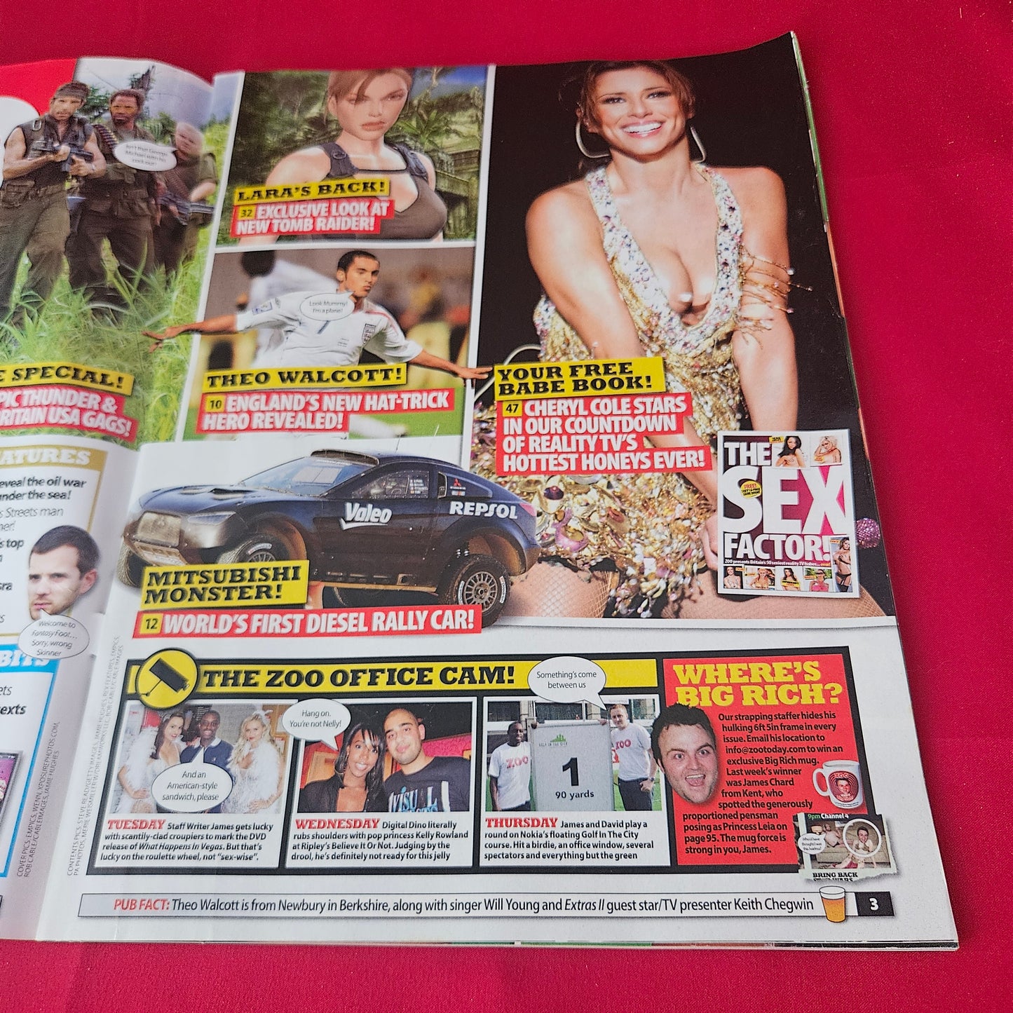 Zoo Magazine 19-25 September 2008 (1417) POSTER Danielle Lloyd Cheryl Cole Jodie Jen Jessica Jane Clement