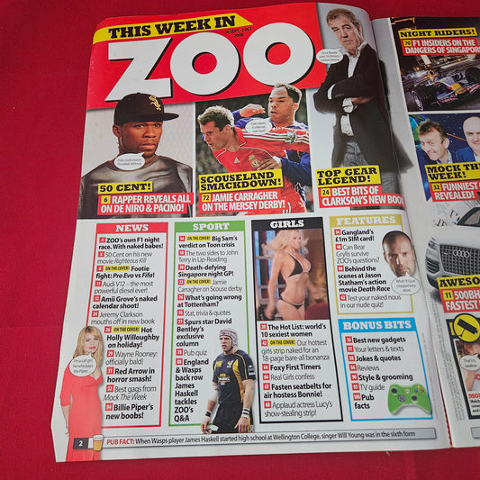 Zoo Magazine 26 September-2 October 2008 (1418) Katie Downes POSTER Madison Welch Louise Porter Sammy Braddy