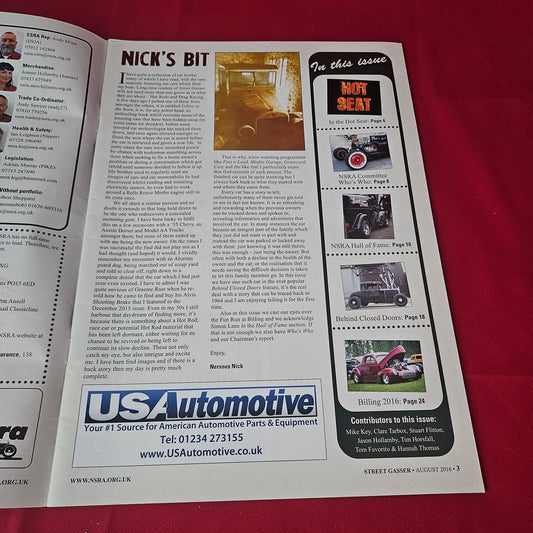 Street Gasser Magazine August 2016 (1419) Hot Rod Gasser NSRA Custom Car