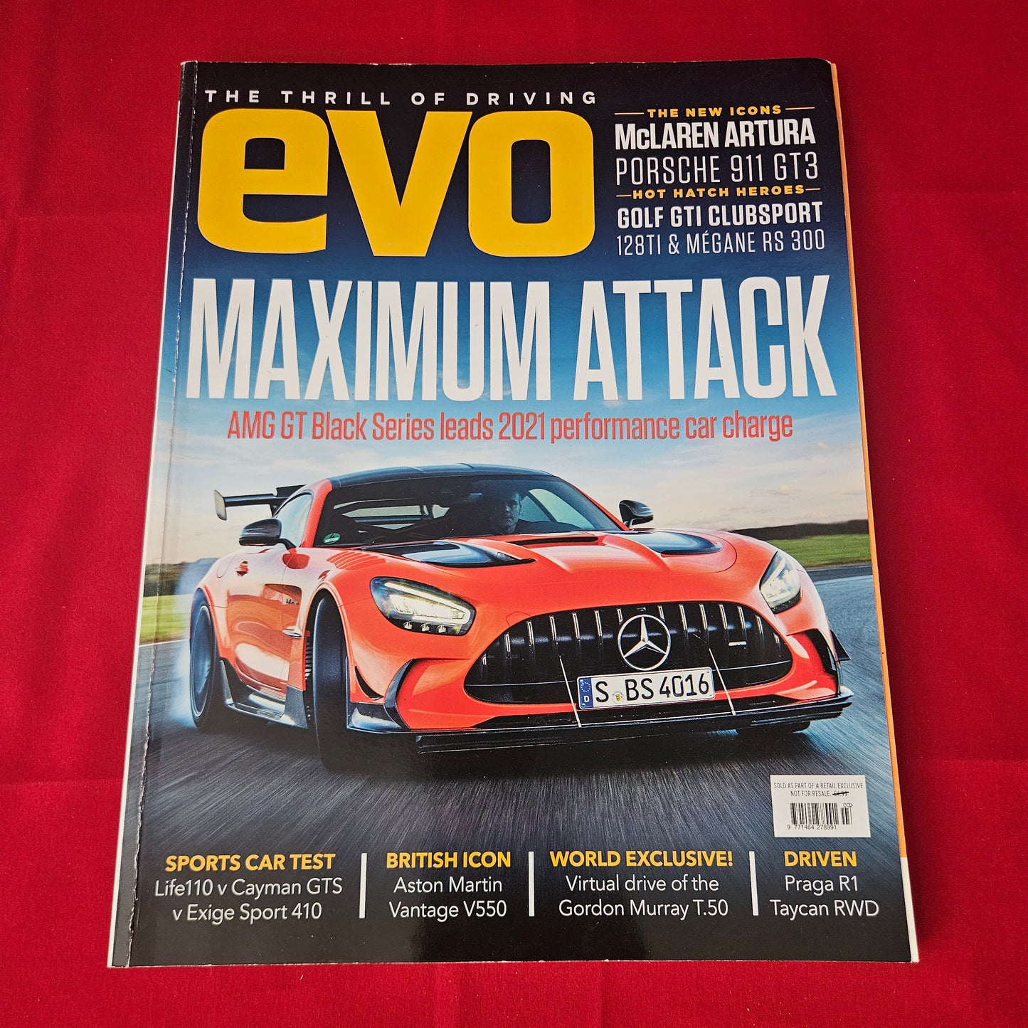 evo Magazine Issue 283 (1420) Mercedes AMG GT Black Series McLaren Artura Porsche 911 GT3 Golf GTI Clubsport