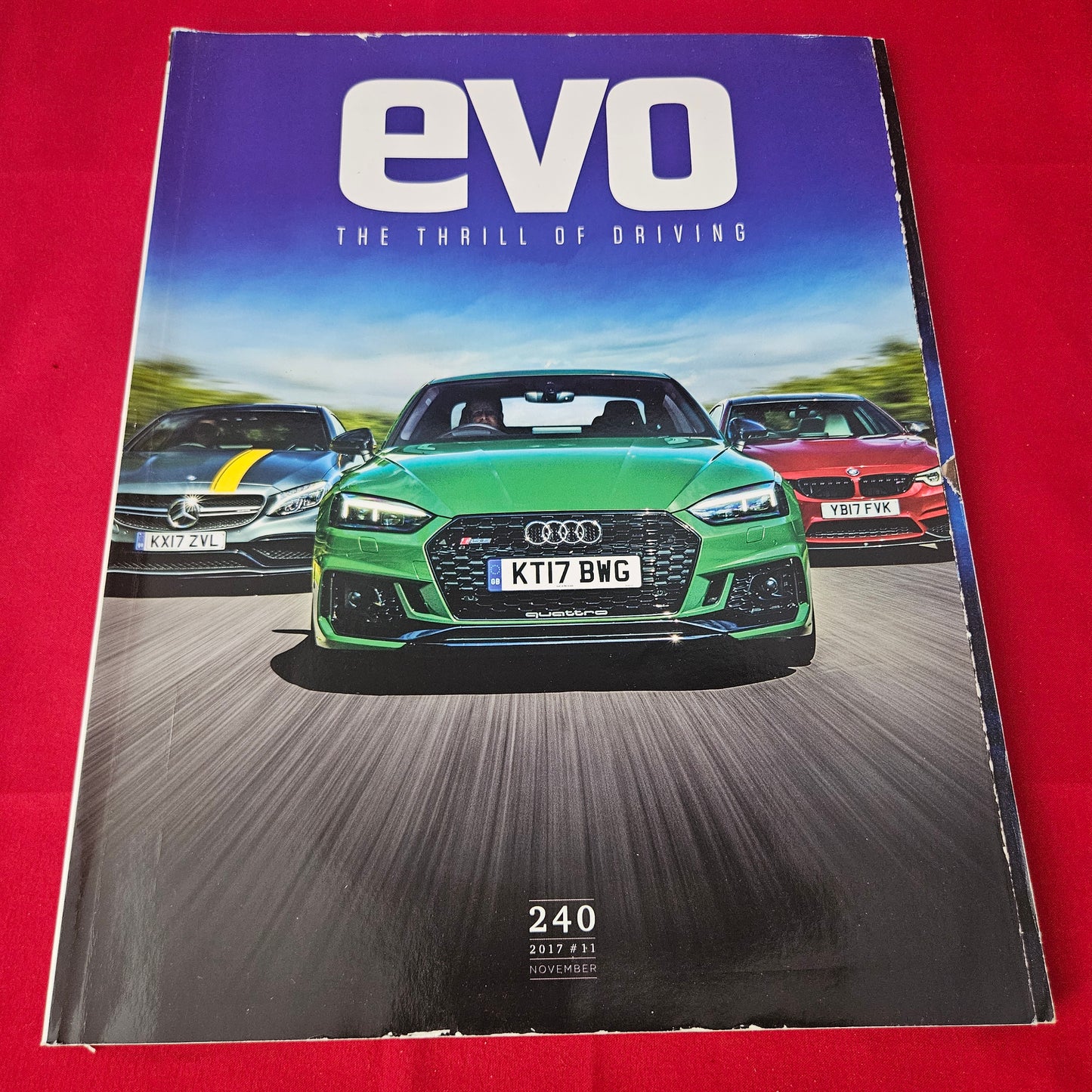 evo Magazine November 2017 (1420) Audi RS5 BMW M4 Mercedes C63 S Lamborghini Aventador