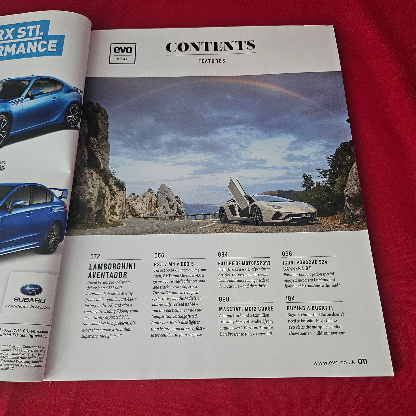 evo Magazine November 2017 (1420) Audi RS5 BMW M4 Mercedes C63 S Lamborghini Aventador