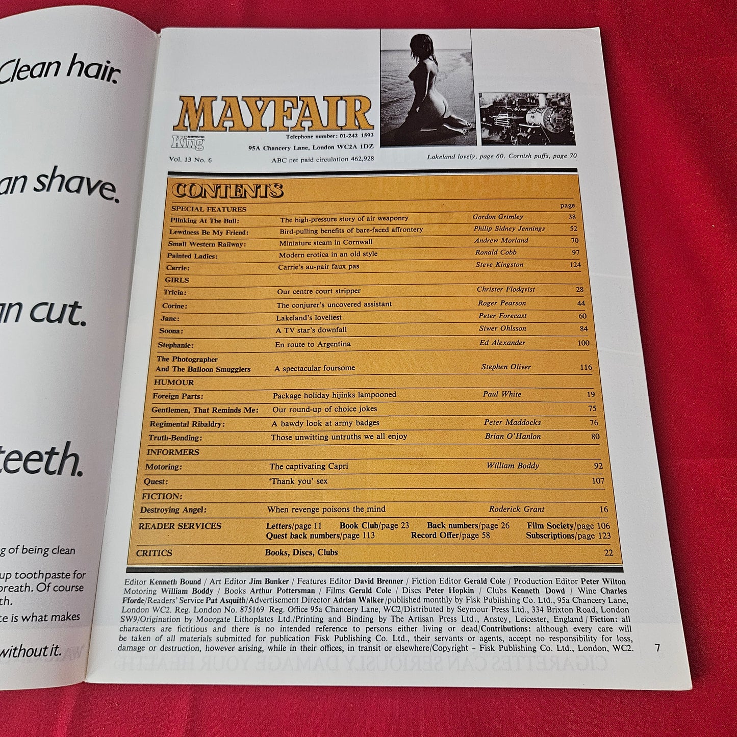 Mayfair Magazine Vol 13 No 6 (1420) Jane Hazeldene Tricia Corine Soona Stephanie