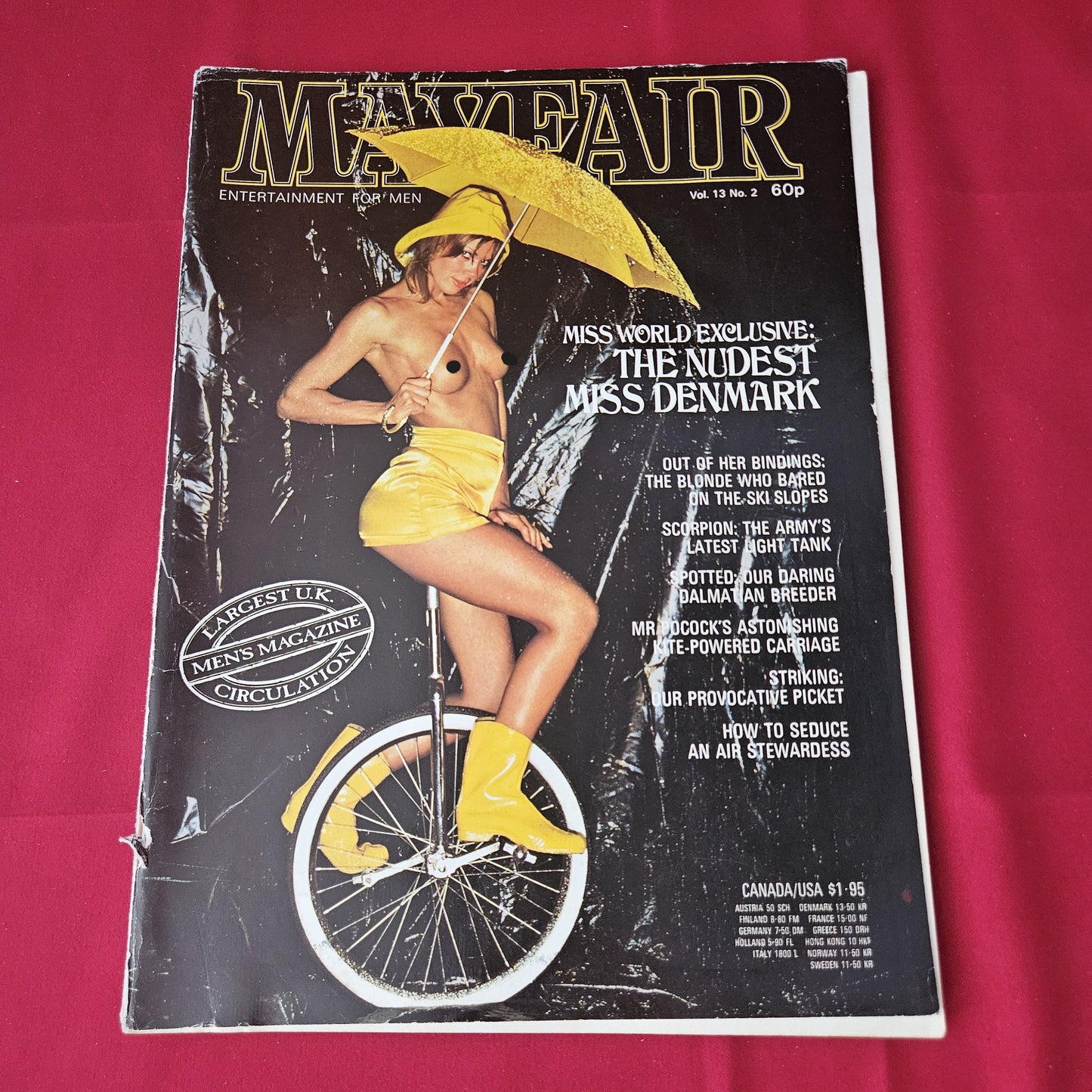 Mayfair Magazine Vol 13 No 2 (1420) Pam Belinda Helena Amanda Anette Erica Caroline