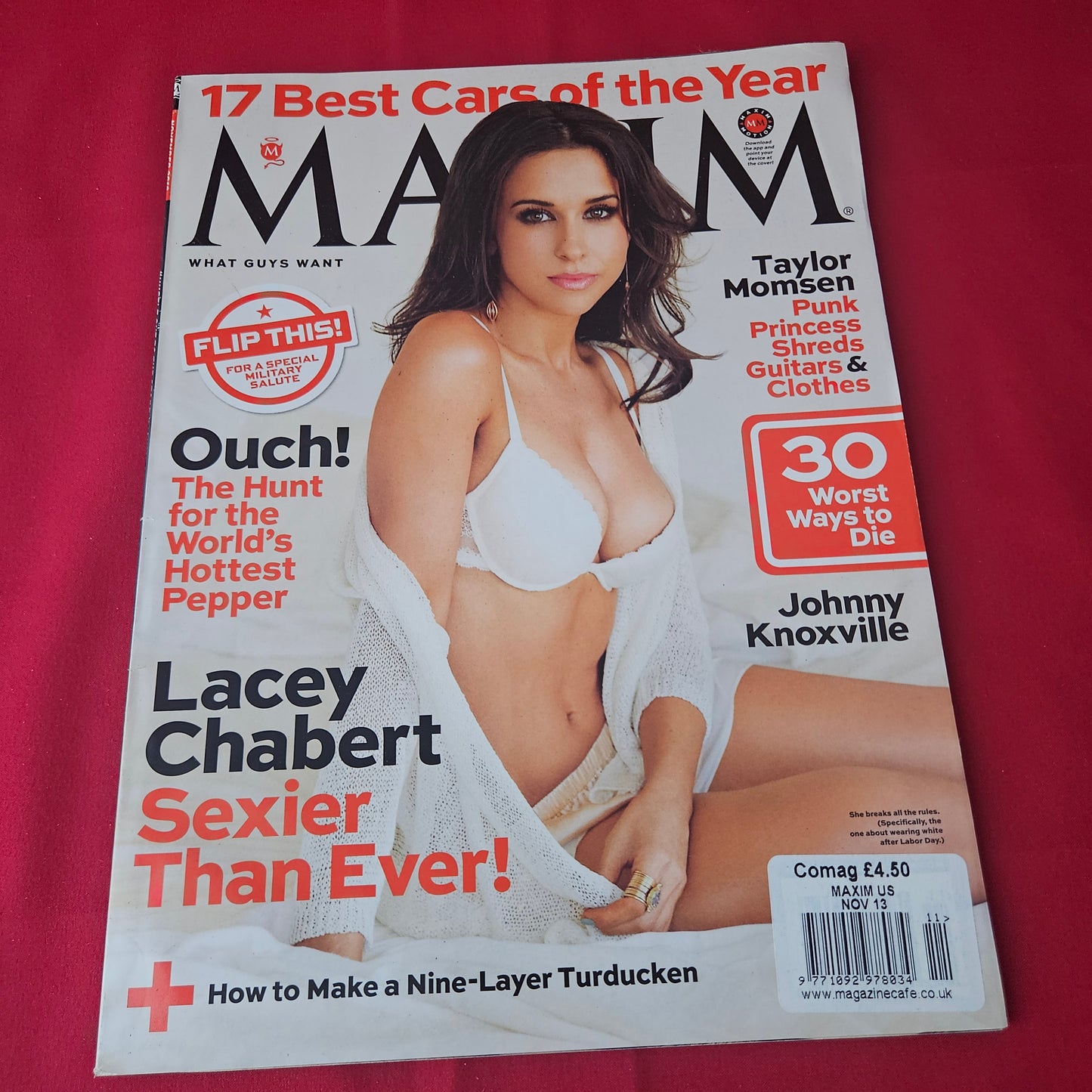Maxim Magazine November 2013 (1423) Lacey Chabert Taylor Momsen Johnny Knoxville Ron Swanson