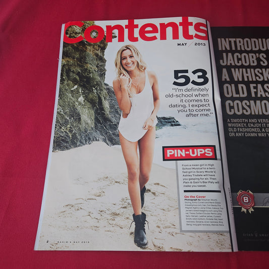 Maxim Magazine May 2013 (1423) Ashley Tisdale Snoop Lion Kate Upton Anthony Bourdain Michael Bay