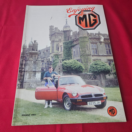 Enjoying MG Magazine August 1993 (1424) MGB GTV8 Knebworth 93 MGOC Racing MGB MGC
