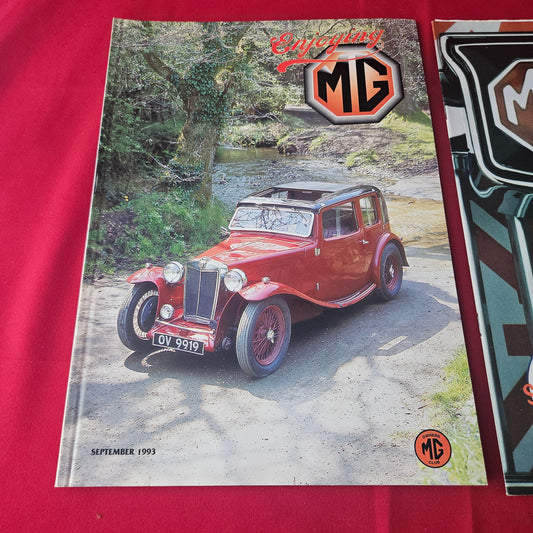 Enjoying MG Magazine September 1993 (1424) KN Magnette Pillarless Saloon MGOC MGB MGC