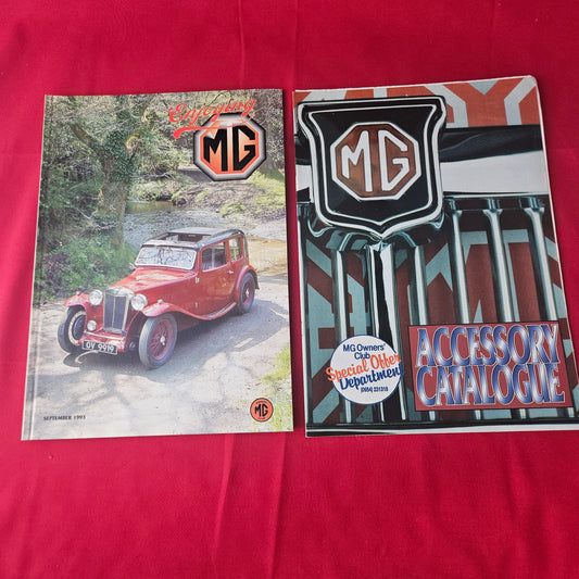 Enjoying MG Magazine September 1993 (1424) KN Magnette Pillarless Saloon MGOC MGB MGC