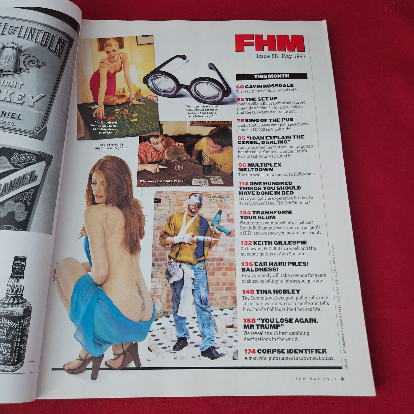 FHM Magazine May 1997 (1425) Tina Hobley Angie Everhart For Him Magazine