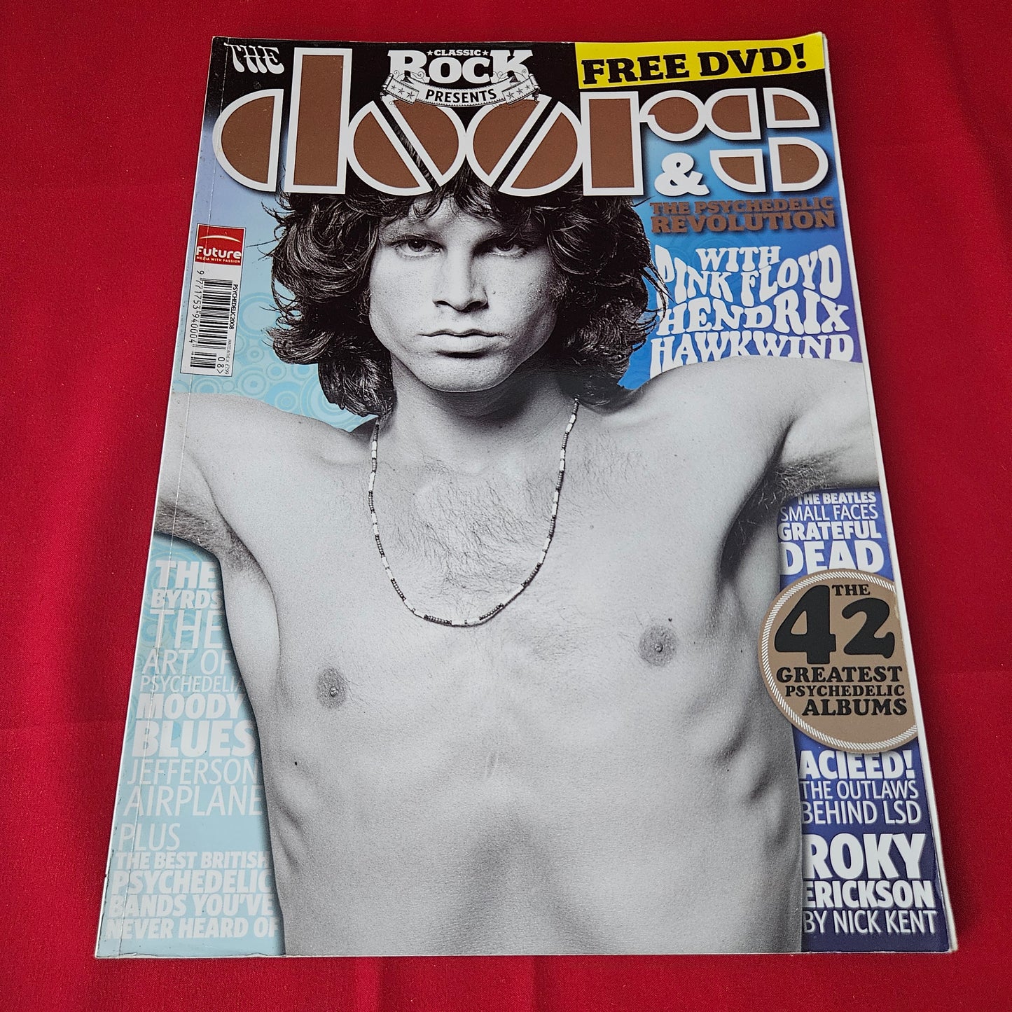 Classic Rock Presents The Doors August 2008 (1426) Jim Morrison Jimi Hendrix Pink Floyd Hawkwind