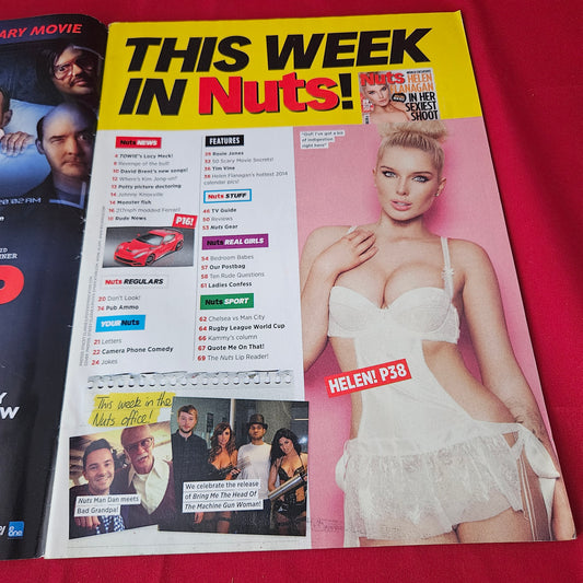 Nuts Magazine 25-31 October 2013 (1429) Helen Flanagan Ricky Gervais Johnny Knoxville Lucy Meck