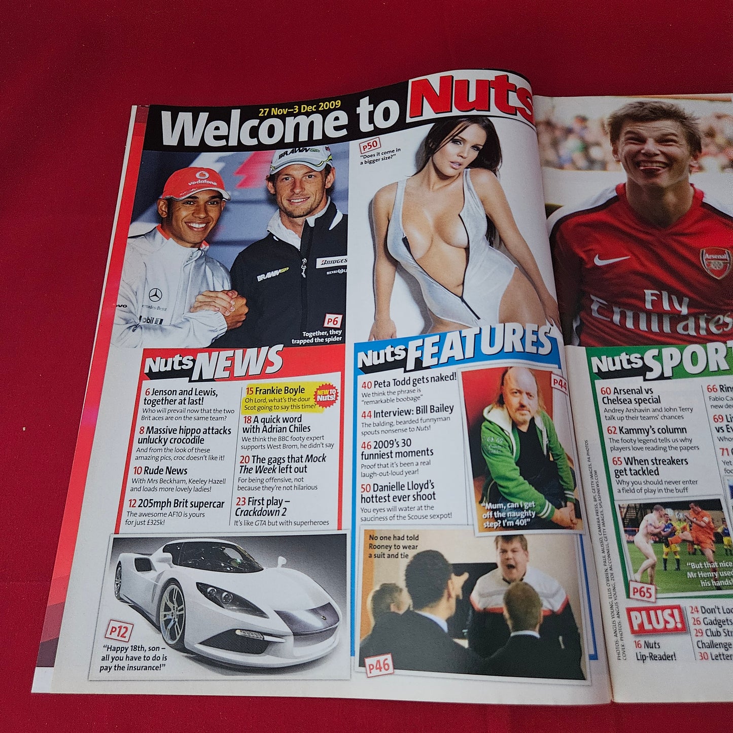 Nuts Magazine 27 November-3 December 2009 (1429) Danielle Lloyd Peta Todd Jenson Button Lewis Hamilton