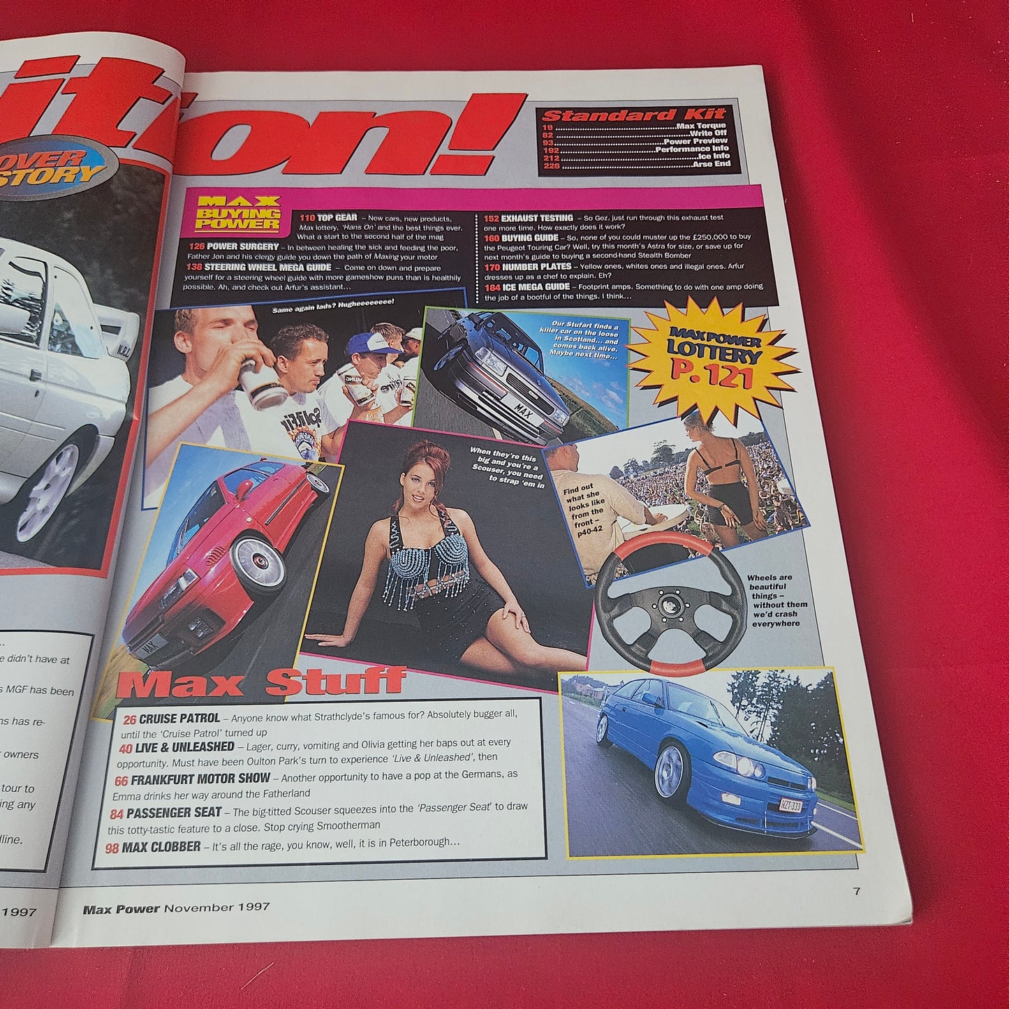 Max Power Magazine November 1997 (1431) Ford Escort Cosworth MG F BMW M3 Vauxhall Corsa Nova