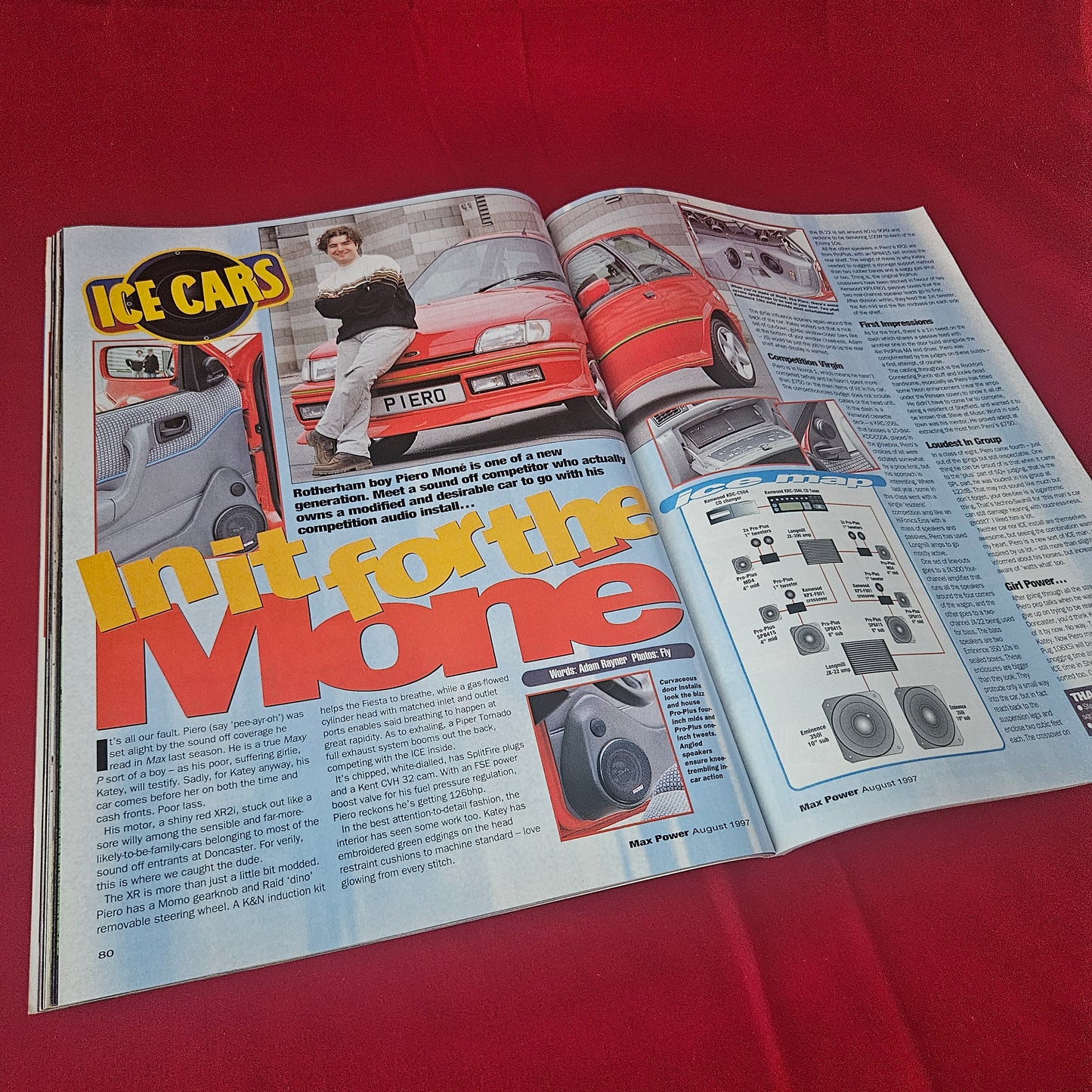 Max Power Magazine August 1997 (1431) Project 2000 Fiesta RS Turbo VW Golf