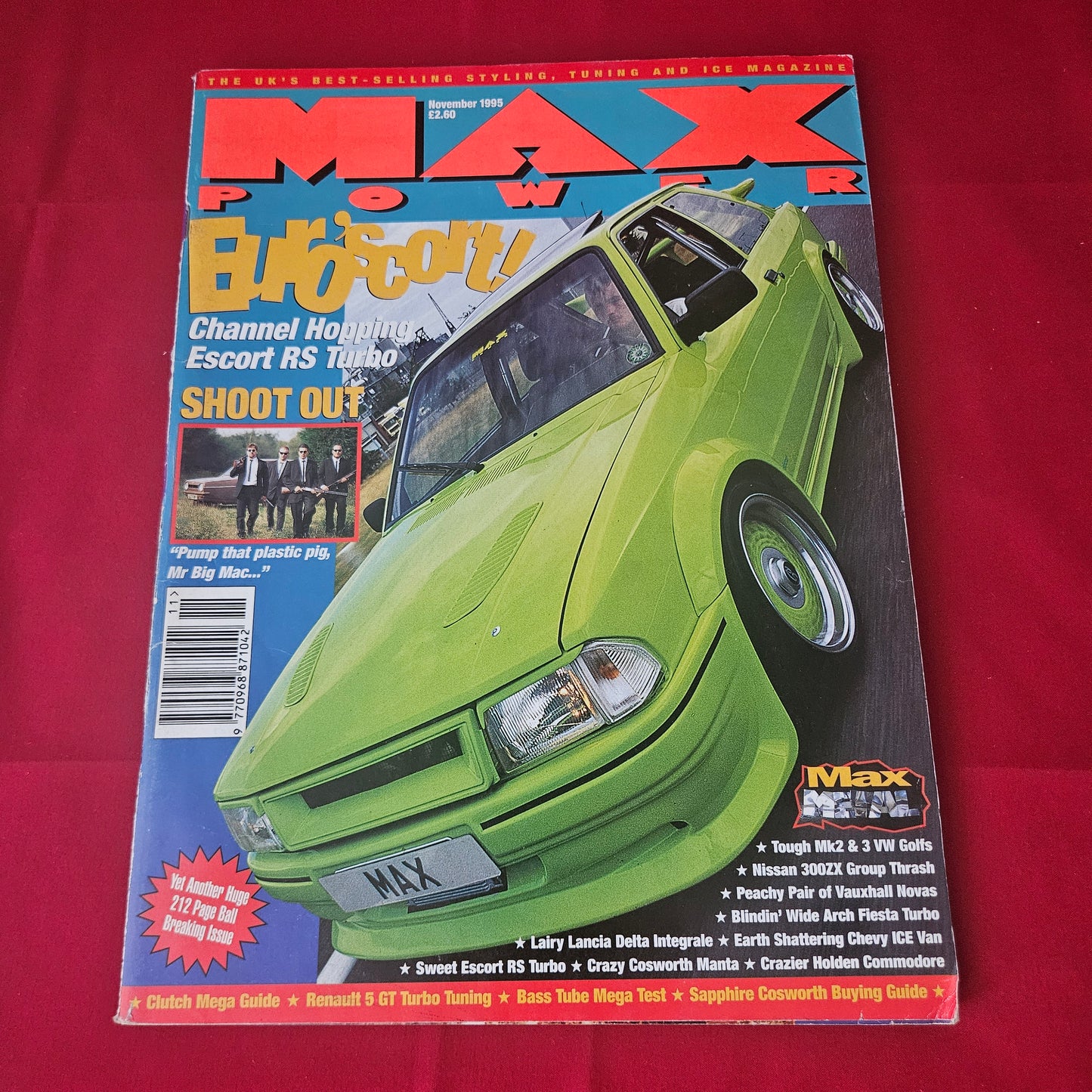 Max Power Magazine November 1995 (1431) Escort RS Turbo Nissan 300ZX Renault 5 GT