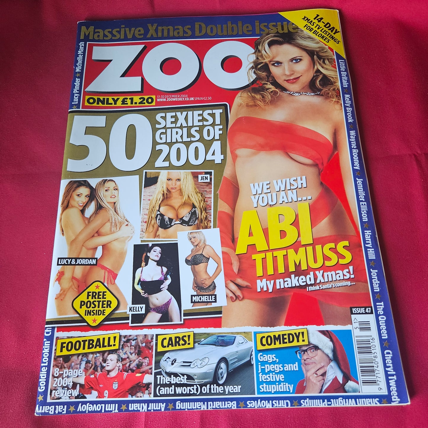 Zoo Magazine 17-30 December 2004 (1433) Abi Titmuss Lucy Pinder Michelle Marsh