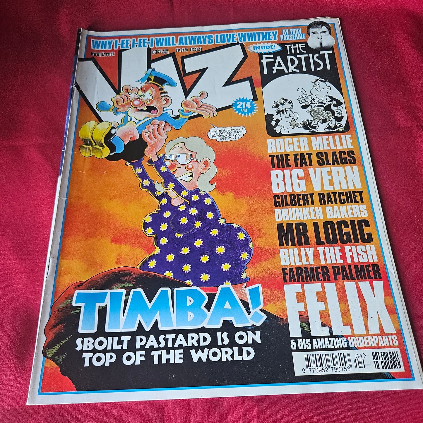 Viz Magazine April 2012 (1434) Issue 214 Felix Roger Mellie Mr Logic