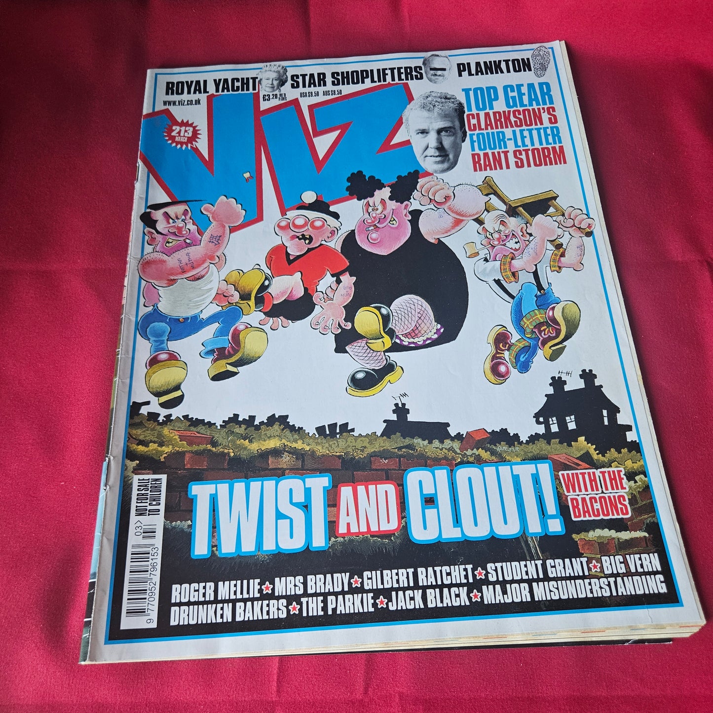 Viz Magazine March 2012 (1434) Issue 213 The Bacons Roger Mellie Big Vern