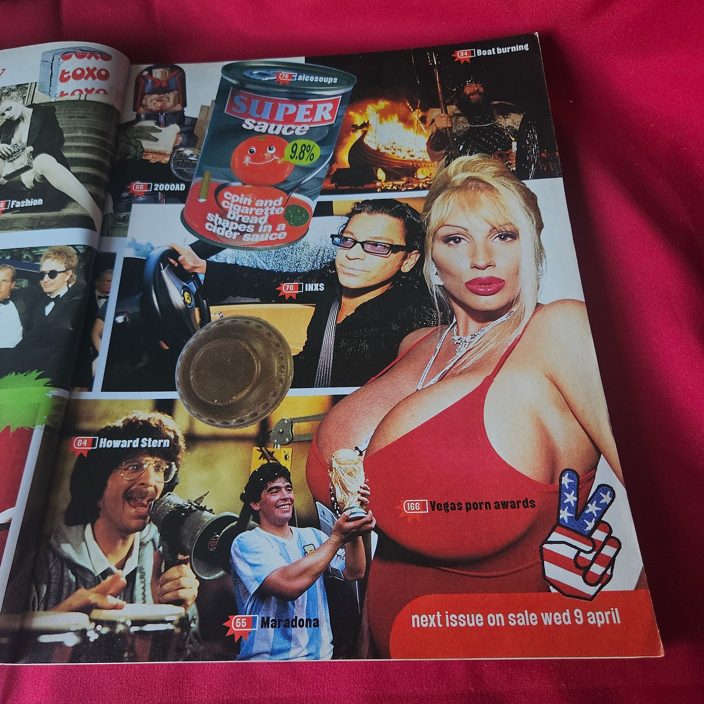 Loaded Magazine April 1997 (1435) POSTER Amber Smith Judge Dredd Woody Harrelson