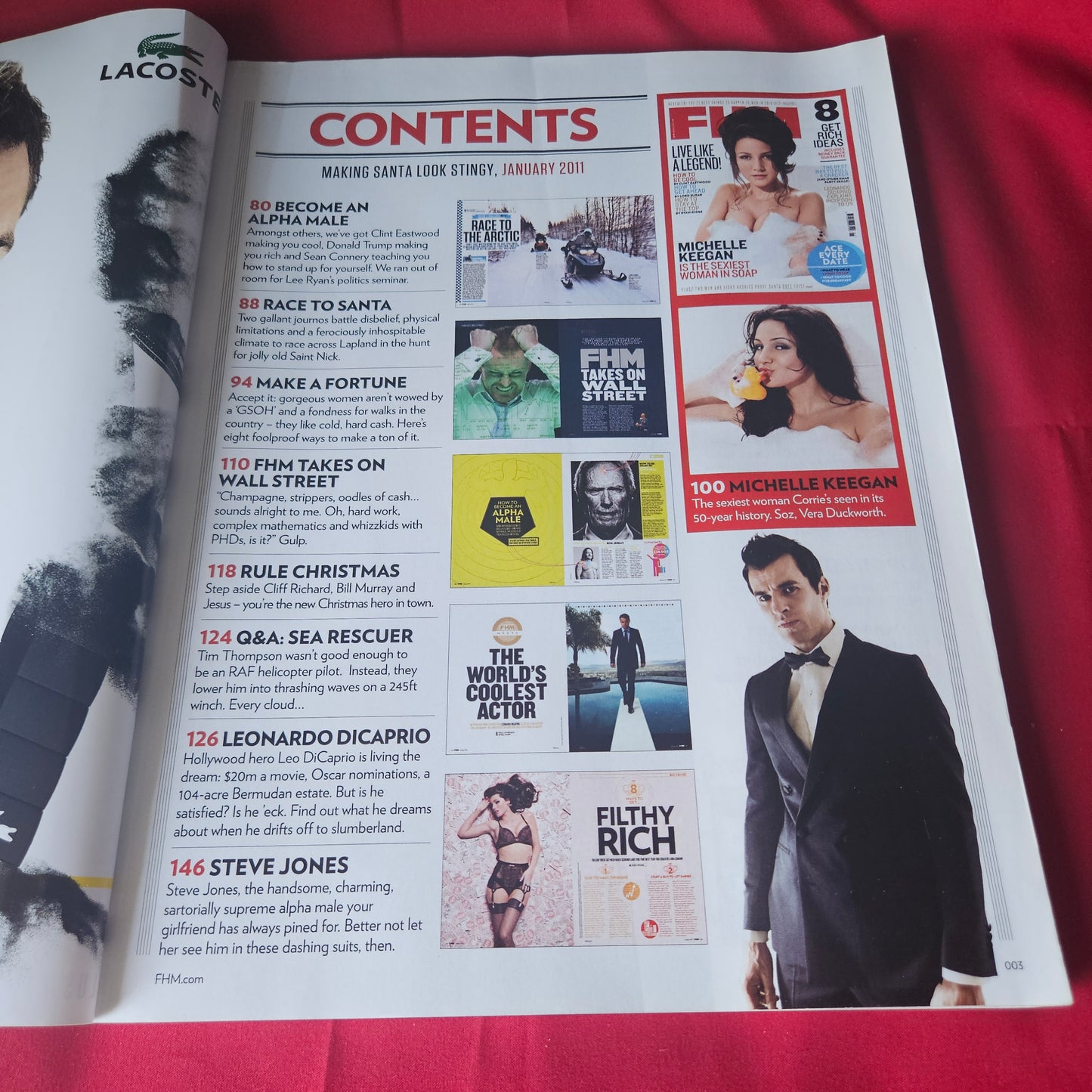 FHM Magazine January 2011 Issue 90 Michelle Keegan Cover Feature SKU 1437