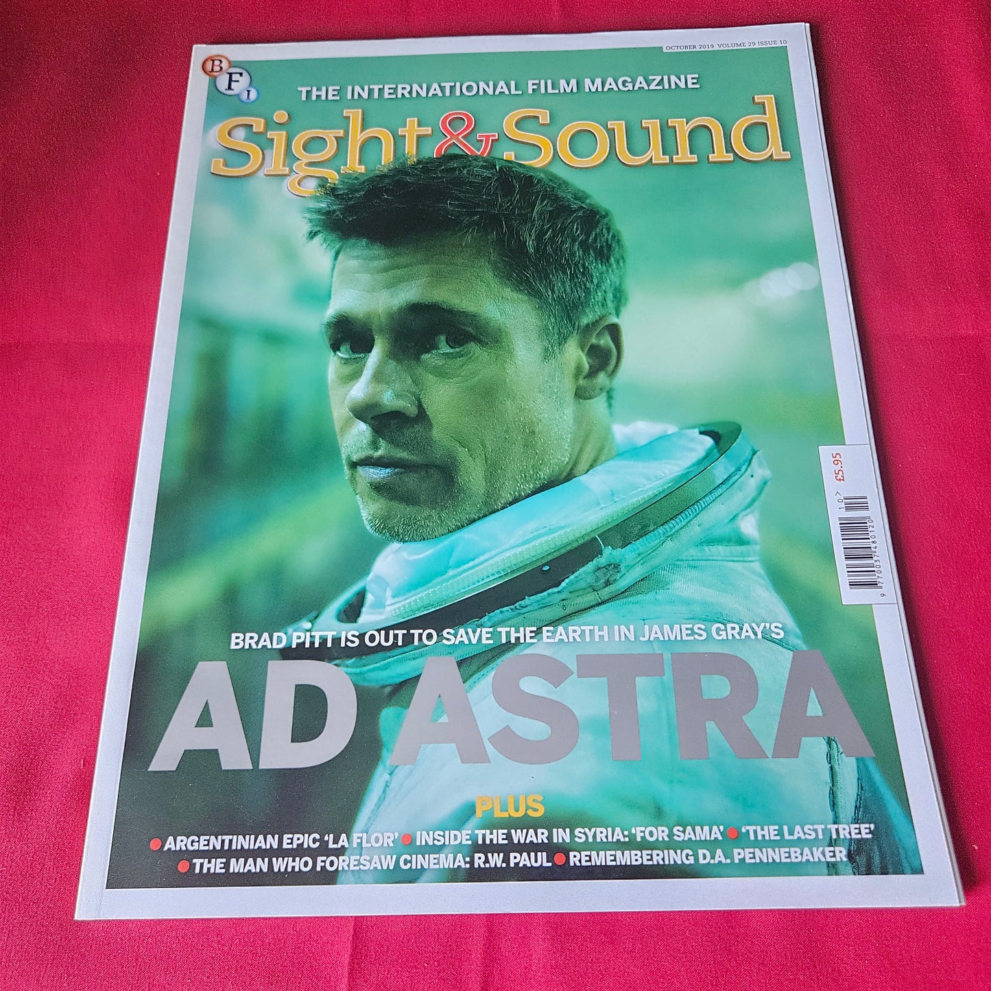 Sight & Sound Magazine October 2019 Ad Astra Brad Pitt For Sama The Last Tree (1438)