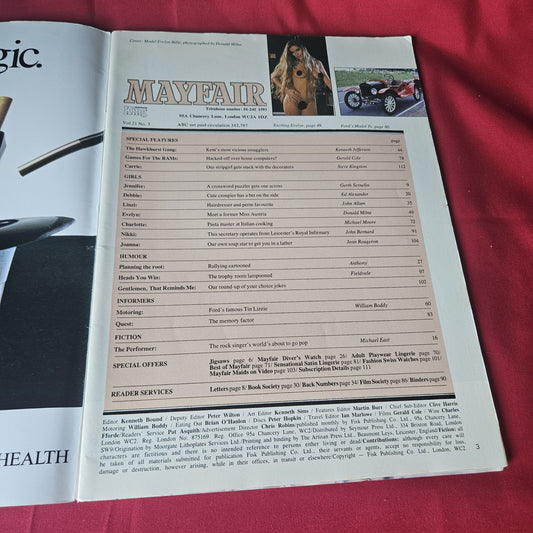Mayfair Magazine Vol 21 No 3 Evelyn Riffle Nikki Jennifer Debbie Linzi (1439)
