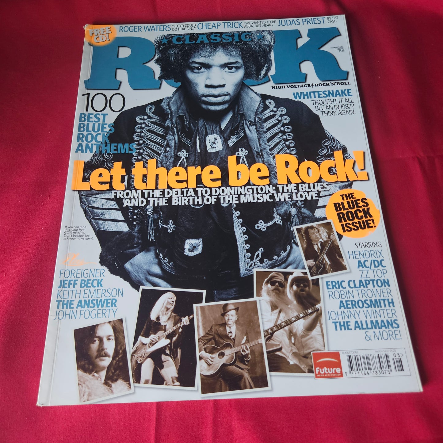 Classic Rock Magazine August 2006 Jimi Hendrix Whitesnake Eric Clapton (1439)