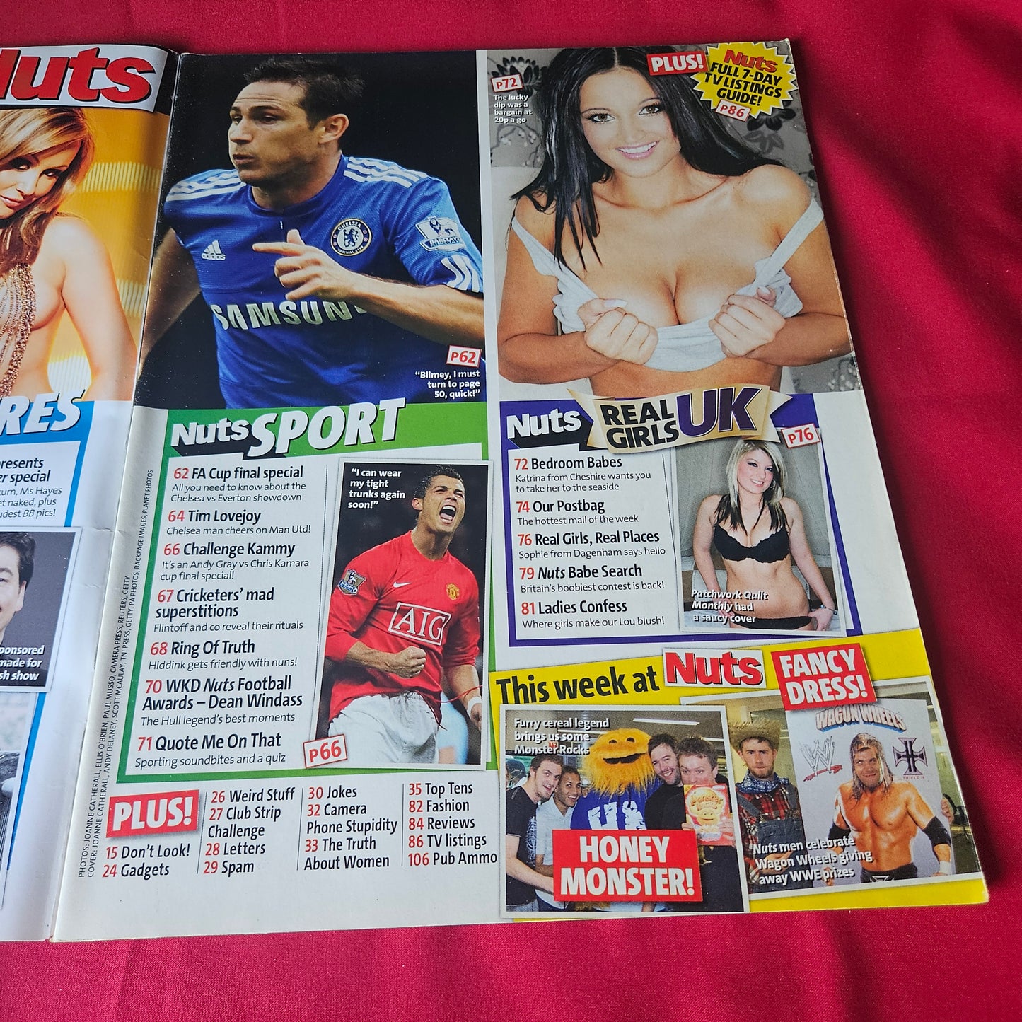 Nuts Magazine 29 May–4 June 2009 POSTER Jennifer Clark Chanelle Hayes Big Brother (1439)