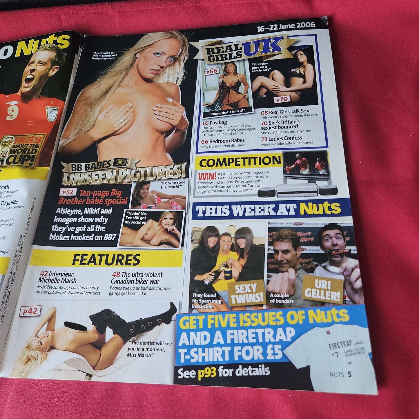 Nuts Magazine 16-22 June 2006 Aisleyne Nikki Imogen Michelle Marsh (1439)