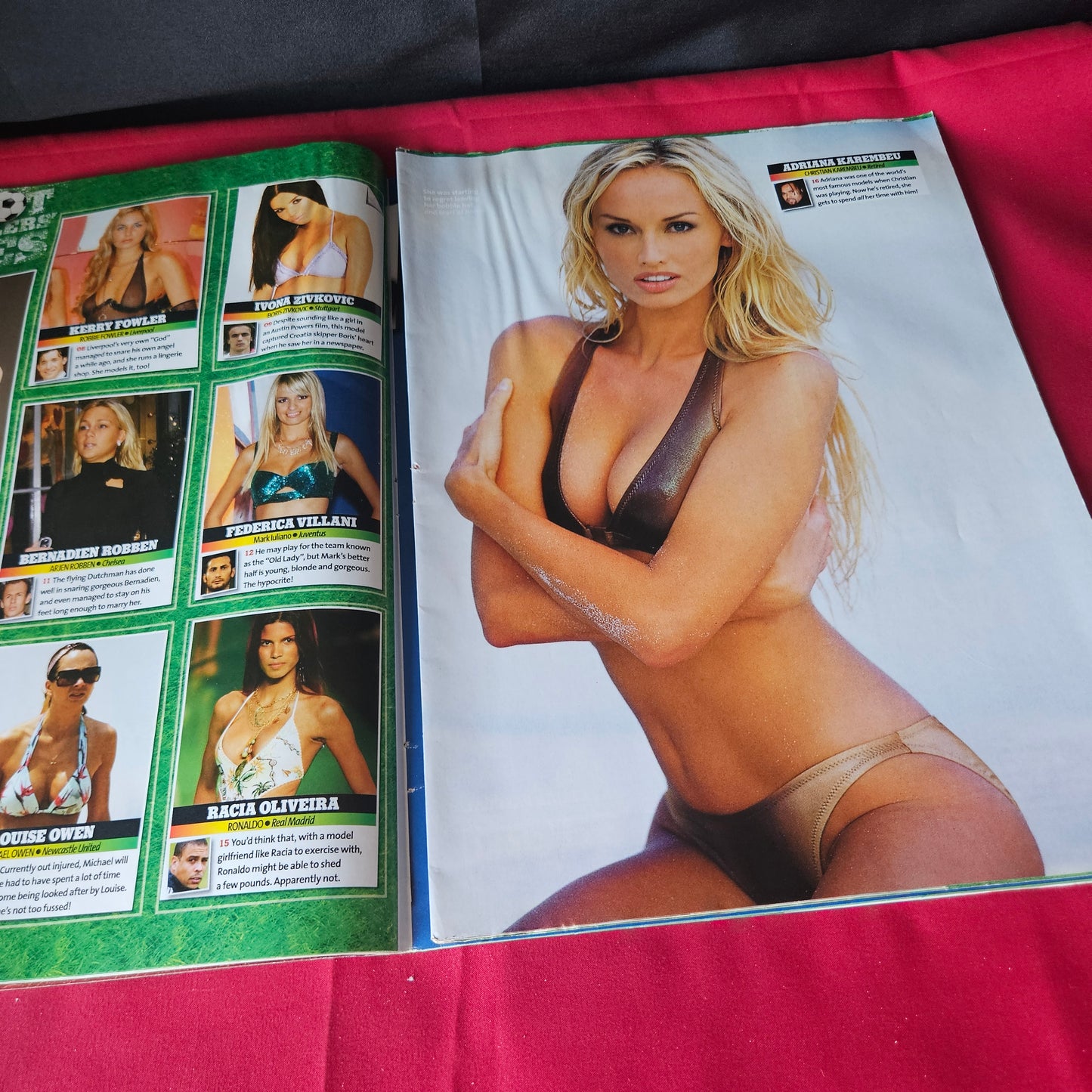 Nuts Magazine 2-8 February 2007 Cheryl Cole Adriana Karembeu WAGs (1439)