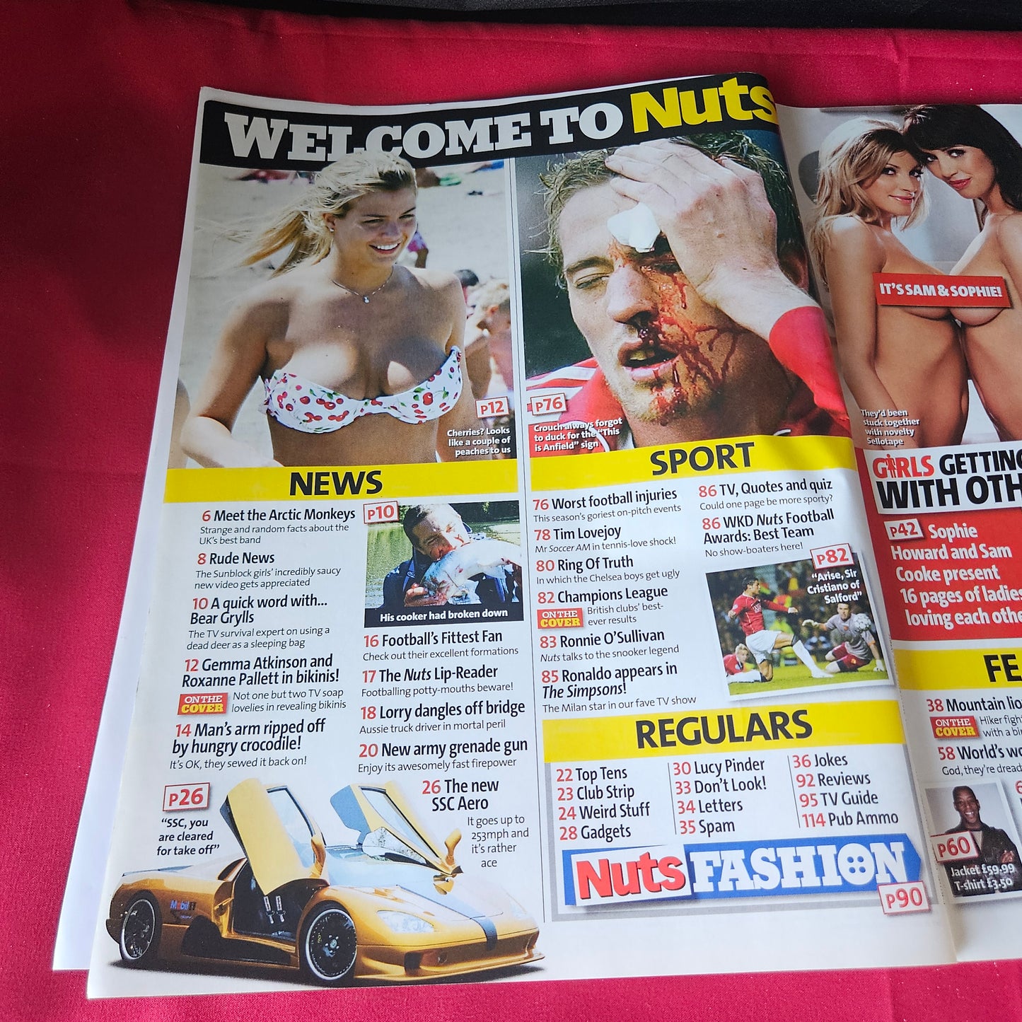 Nuts Magazine 20-26 April 2007 Sophie Howard Sam Cooke Lucy Pinder (1439)