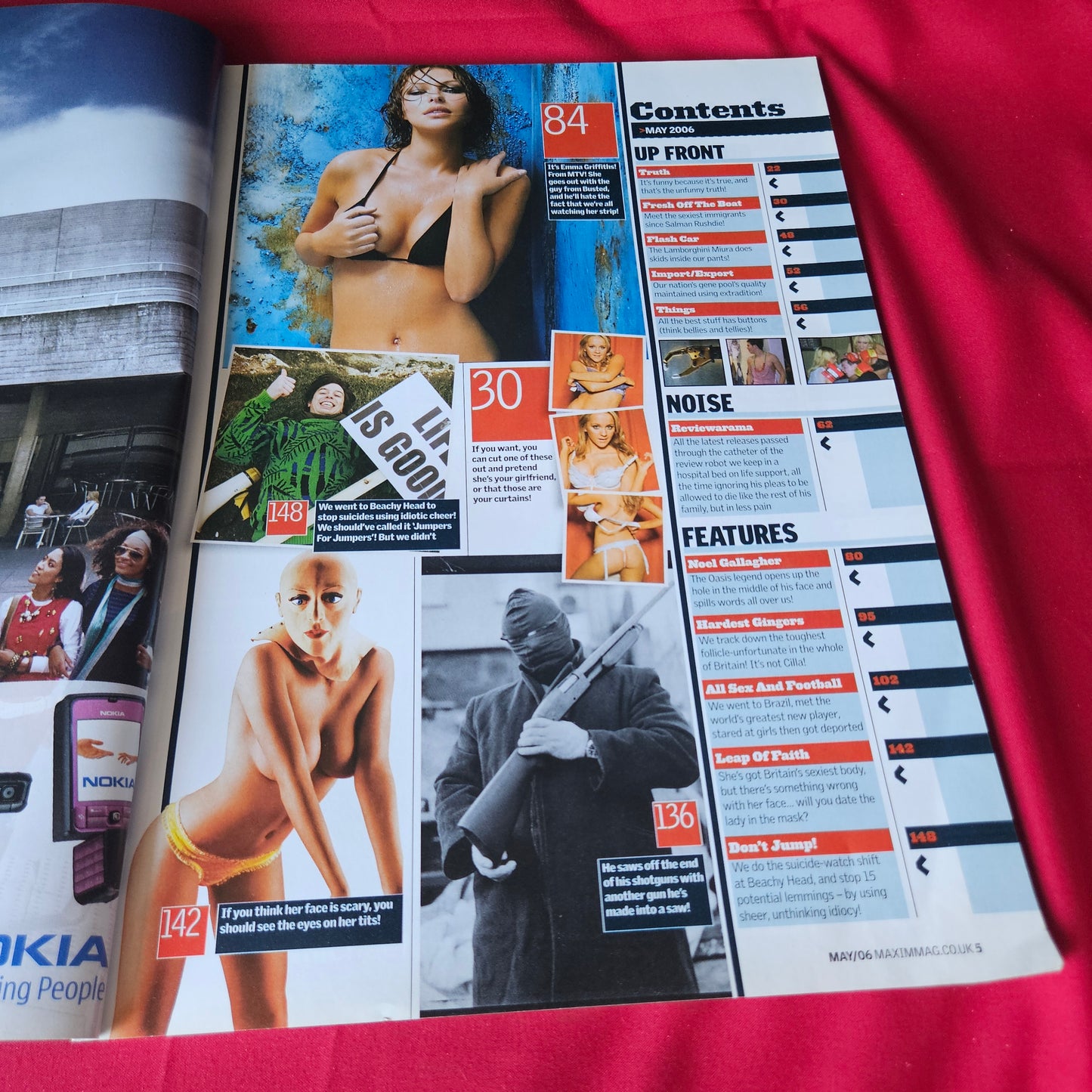 Maxim Magazine May 2006 Emma Griffiths Bar Refaeli Nicki Aycox Noel Gallagher (1444)