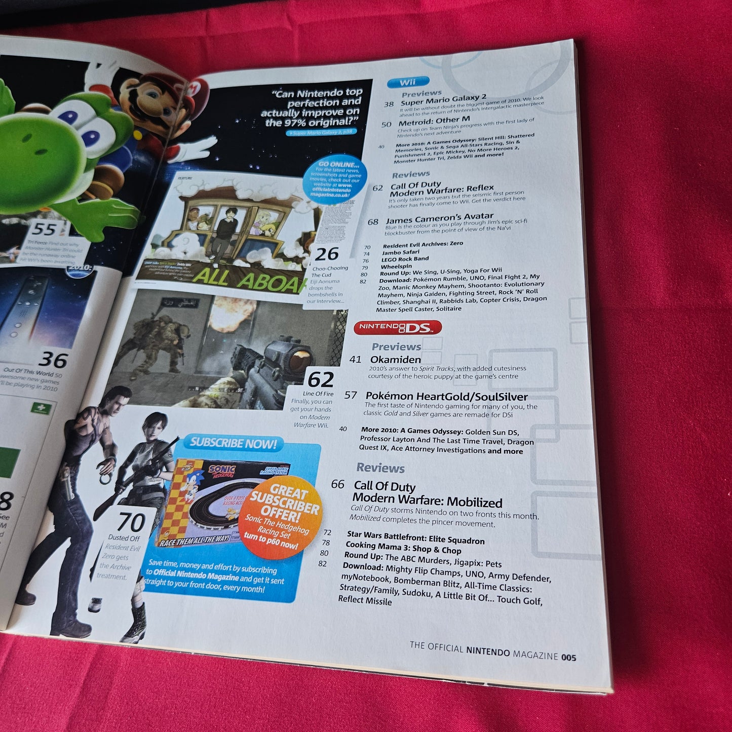 Official Nintendo Magazine Issue 51 January 2010 Super Mario Galaxy 2 Yoshi Metroid (1445)