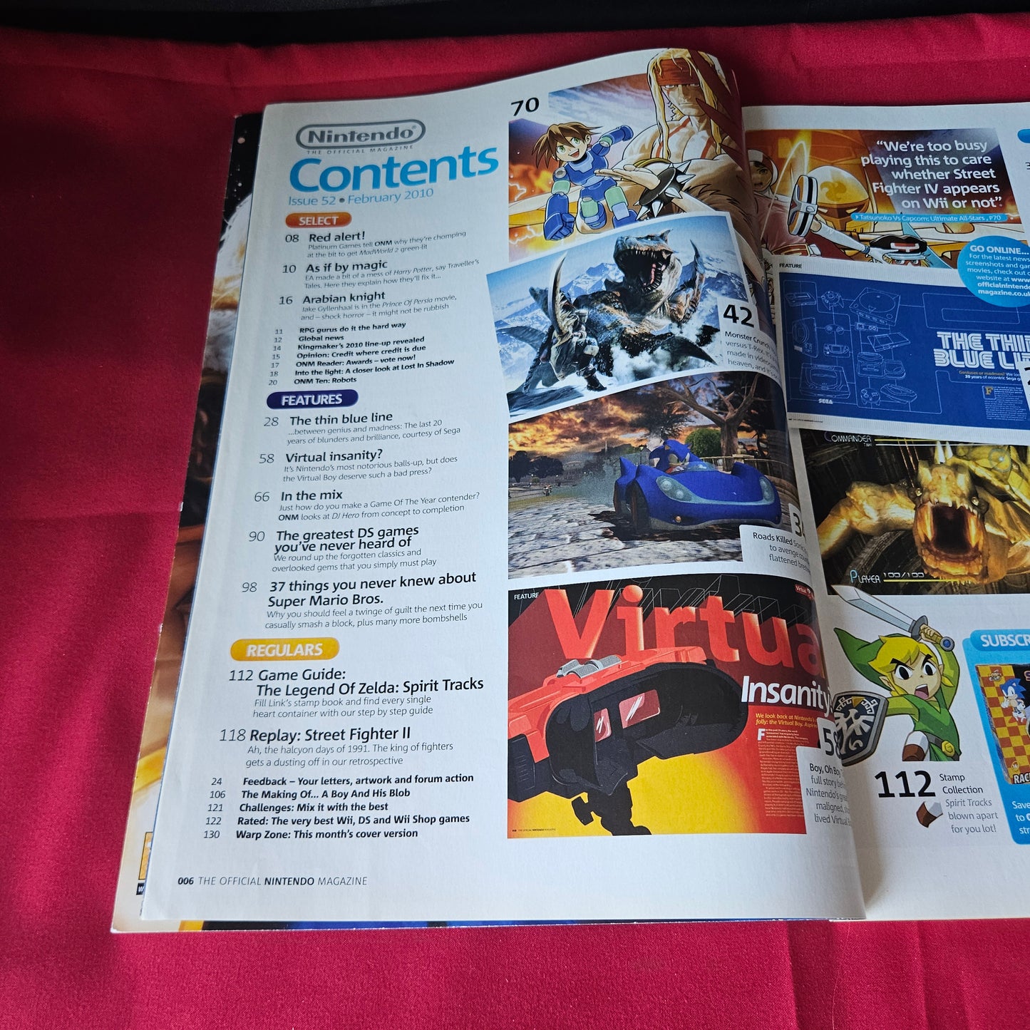 Official Nintendo Magazine Issue 52 February 2010 Sonic Sega All-Stars Racing Link (1445)