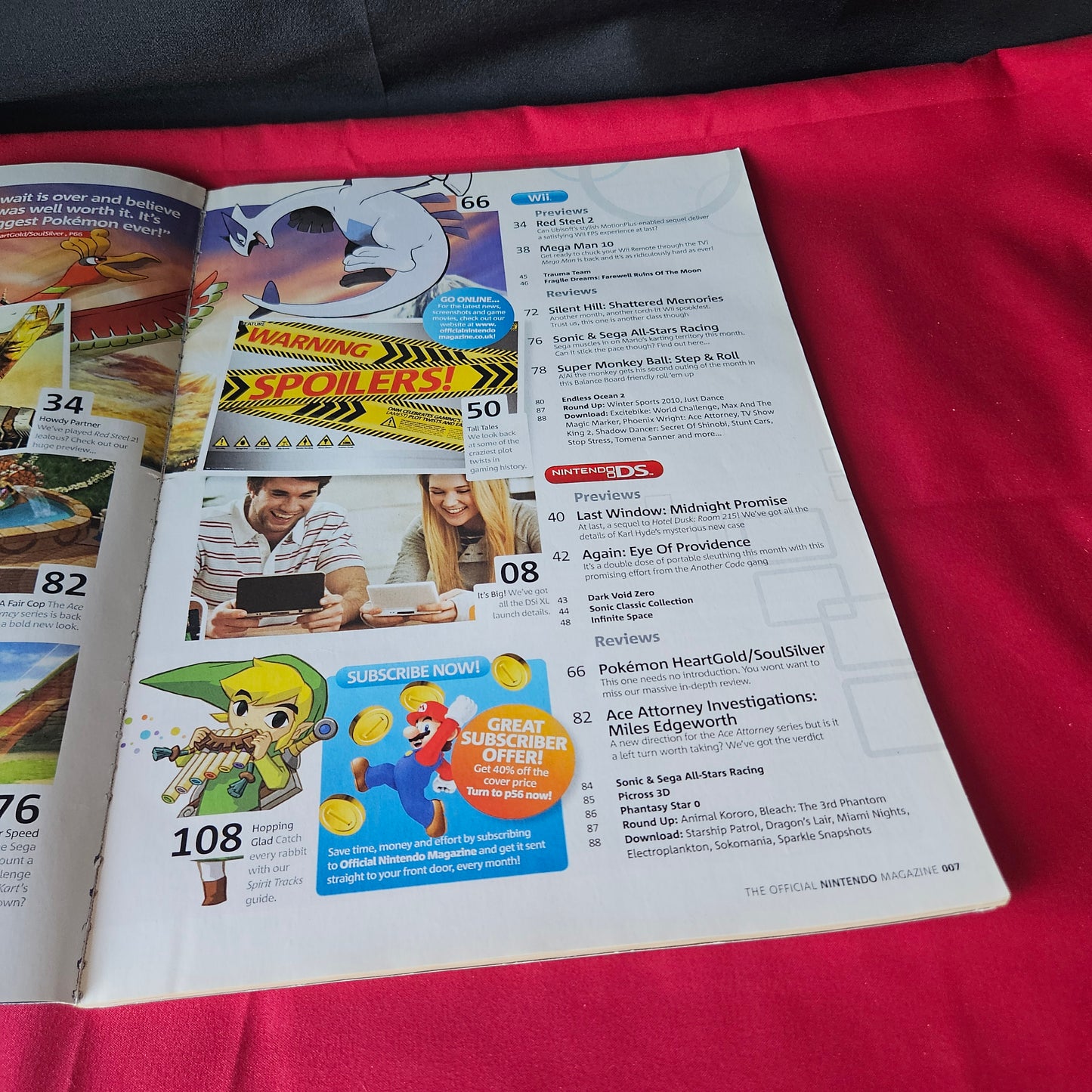 Nintendo Official Magazine 53 March 2010 Pokémon Ho-Oh Lugia HeartGold (1445)