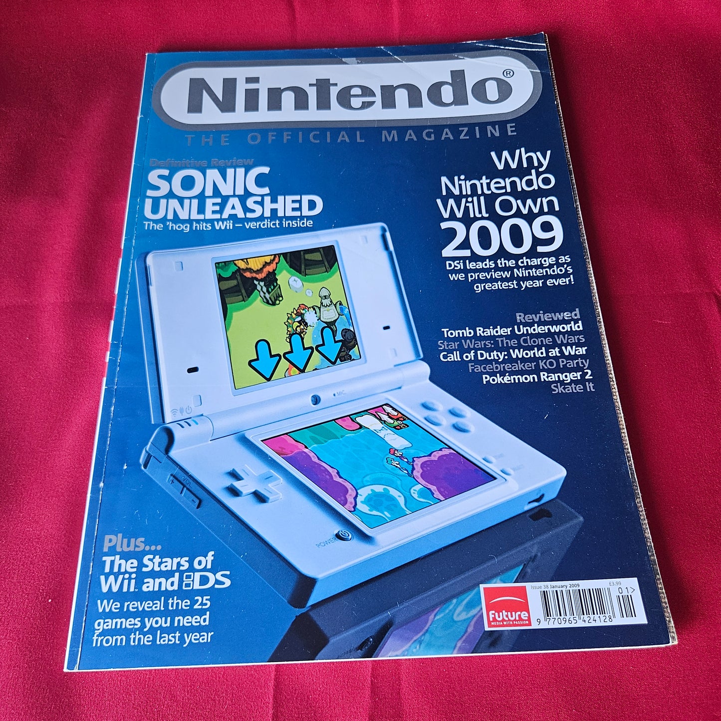 Official Nintendo Magazine Issue 38 January 2009 Sonic Unleashed Pokémon Ranger (1445)