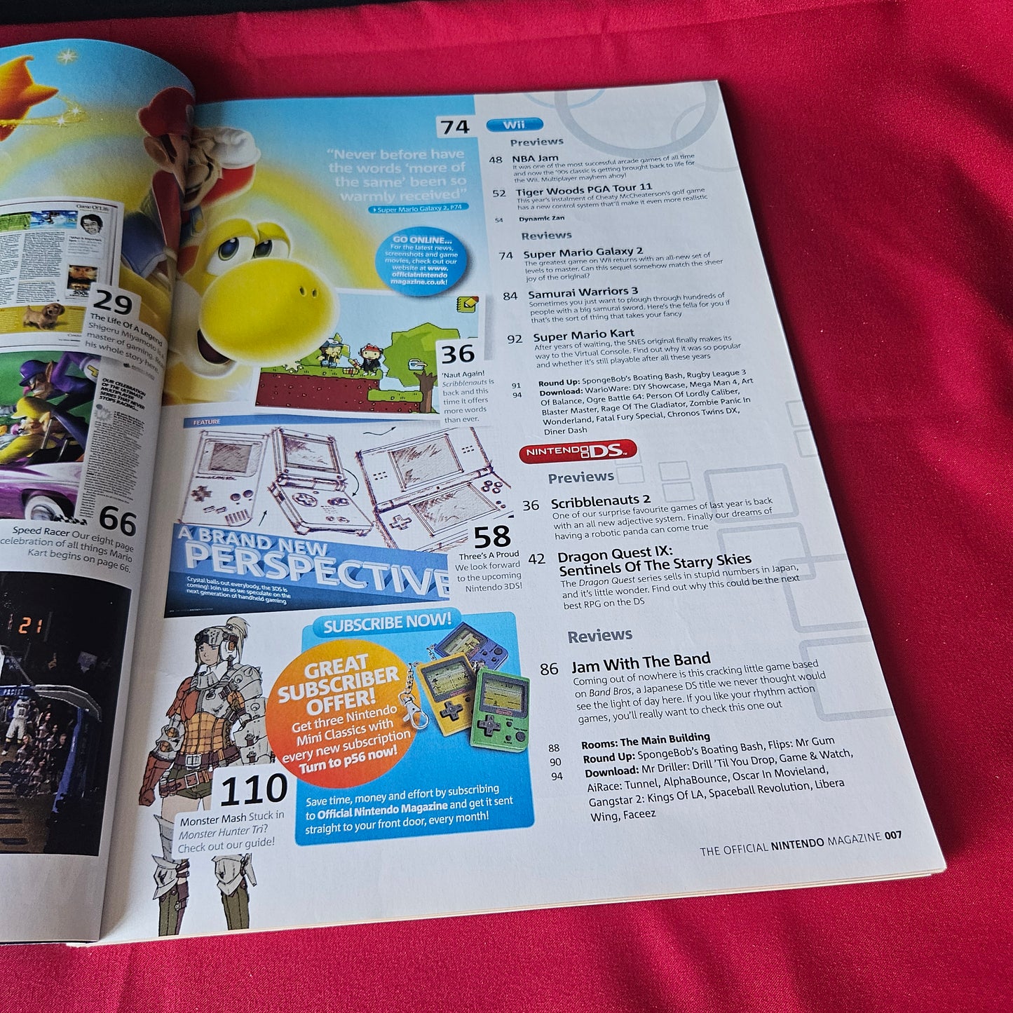 Official Nintendo Magazine June 2010 Issue 56 Super Mario Galaxy 2 Mario Yoshi (1445)