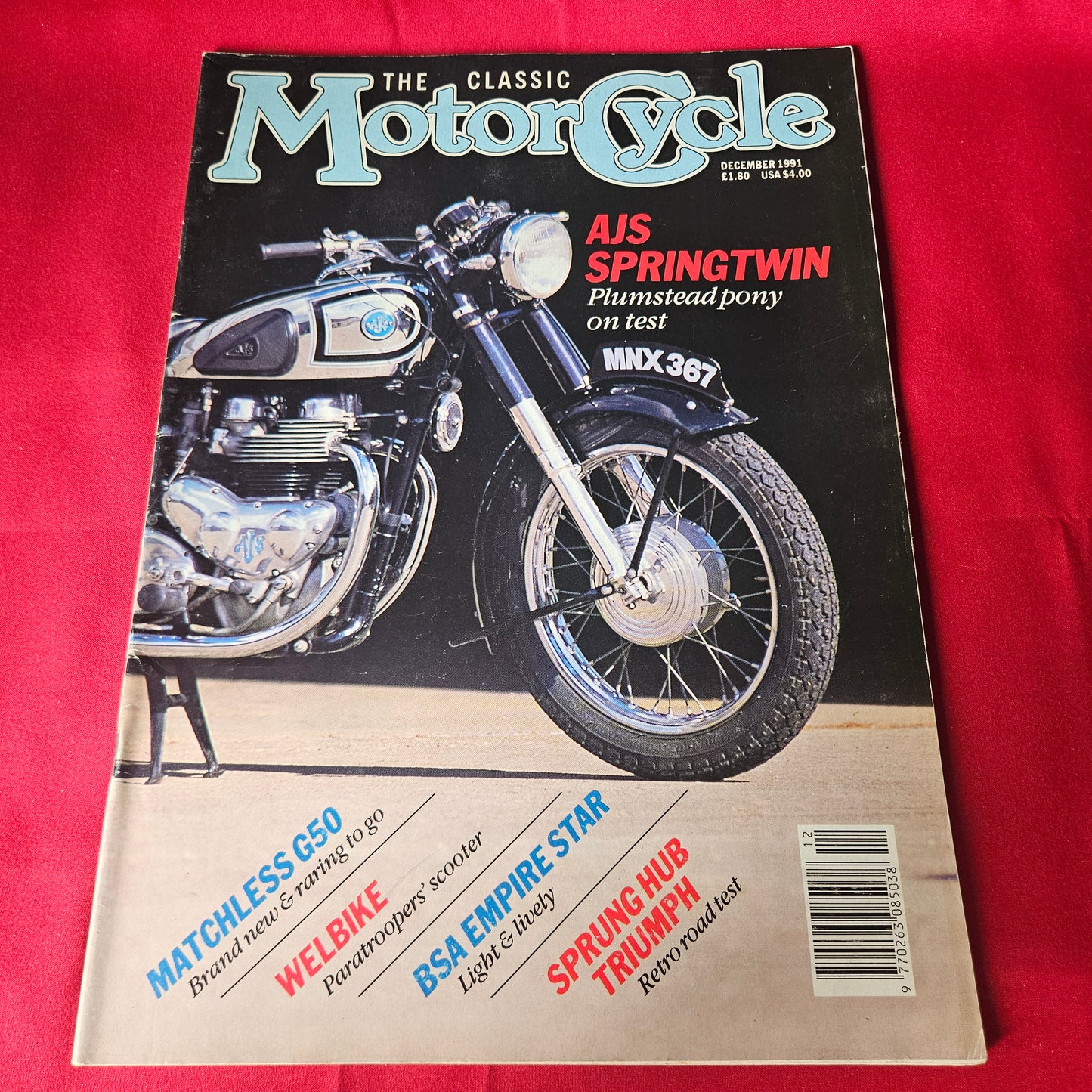 10x The Classic Motor Cycle Magazine Bundle / Job Lot 1990-1991 Norton Triumph BSA SBA1447