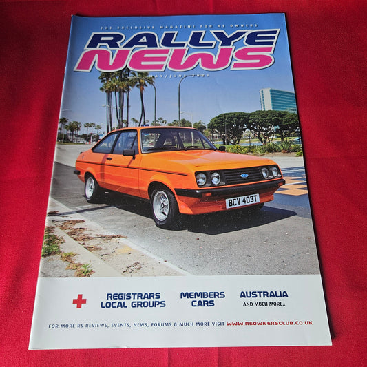 Rallye News Magazine May June 2023 Ford Escort Mk2 RS Owners Club (1448)